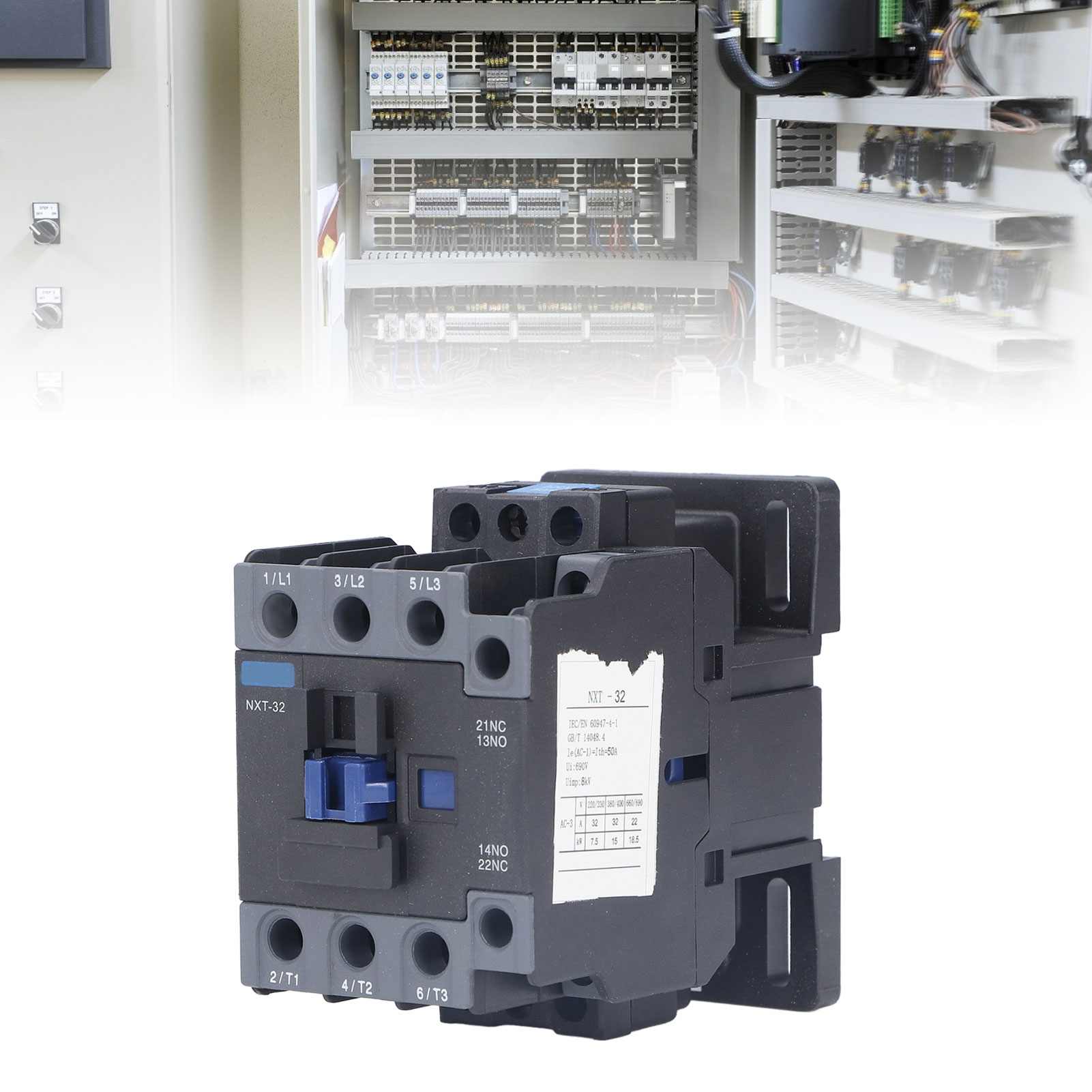 Wechselstromschütz Der Serie Nxt, 220/230 V, 50 Hz, Din-schienenmontage, Referenznummer Nxt-32