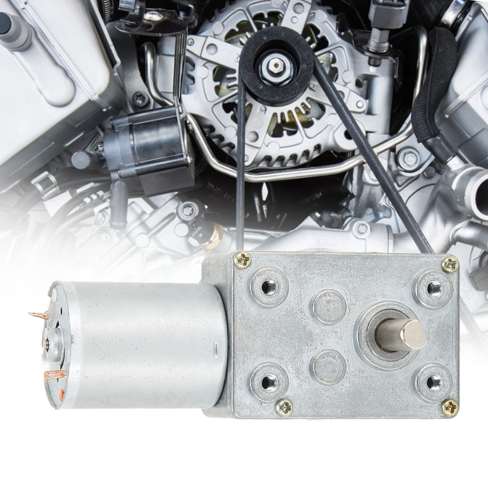Jx1650-370 Gleichstrom-schneckengetriebemotor, Dc12v, 5rpm, Schneckengetriebe-untersetzungswelle.