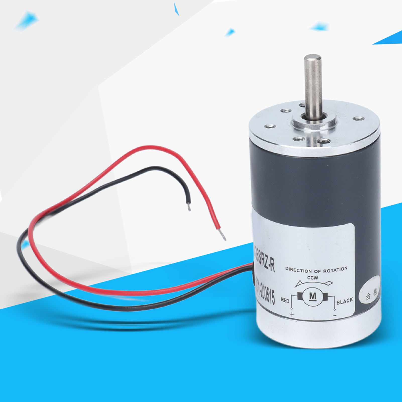 Miniatur-gleichstrommotor Mit Zwei Kugellagern Zytd-38srz-r 24v 2000 U/min