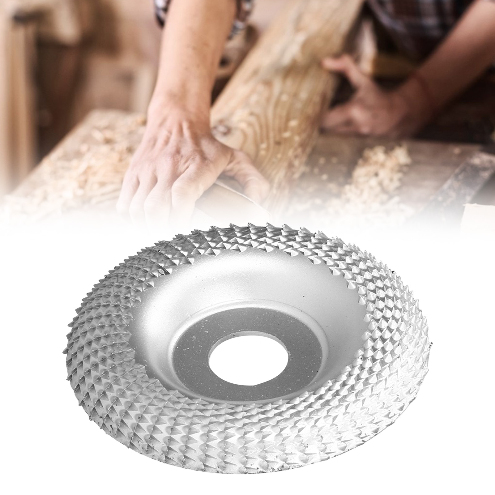 100 Mm Außendurchmesser, Gezahnte Scheibe Zum Schleifen Und Formen Von Holz 22 Mm Schleifscheibe Für Winkelschleifer Zum Polieren Von Teetabletts.