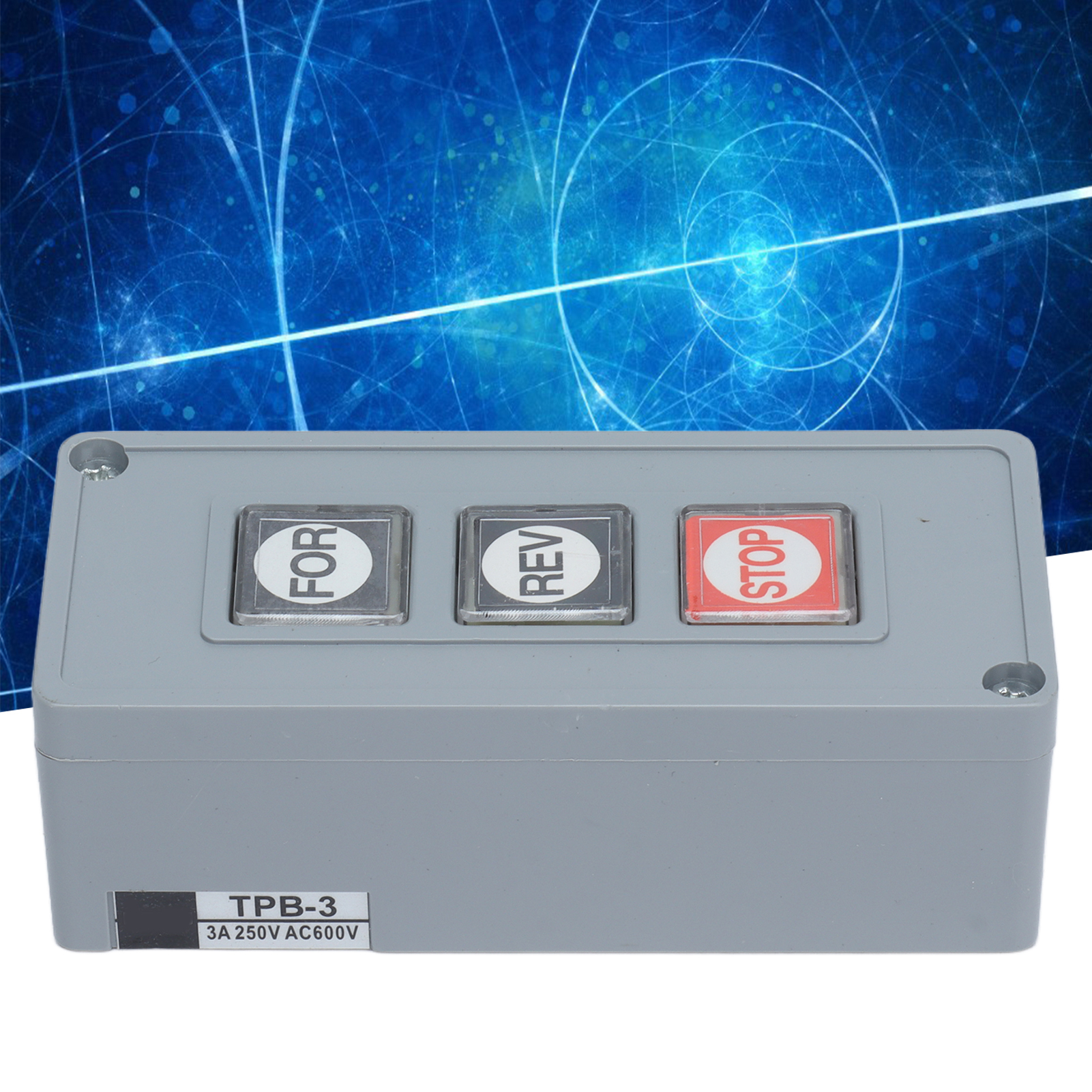 Berm Tpb-3 Drucktaster, Selbstrückstellendes Drucktastergehäuse, Dreistufige Ein/aus-kombination, 250 V Ac.