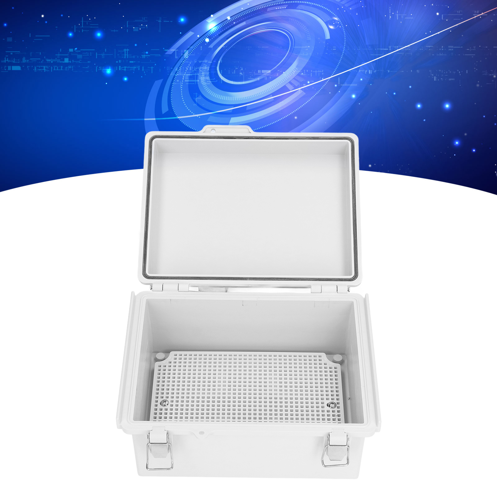 Ip67 Wasserdichtes Abs-gehäuse Für Technische Instrumente, Außenanschlussdose Für Elektrische Installationen, 220 X 170 X 110 Mm