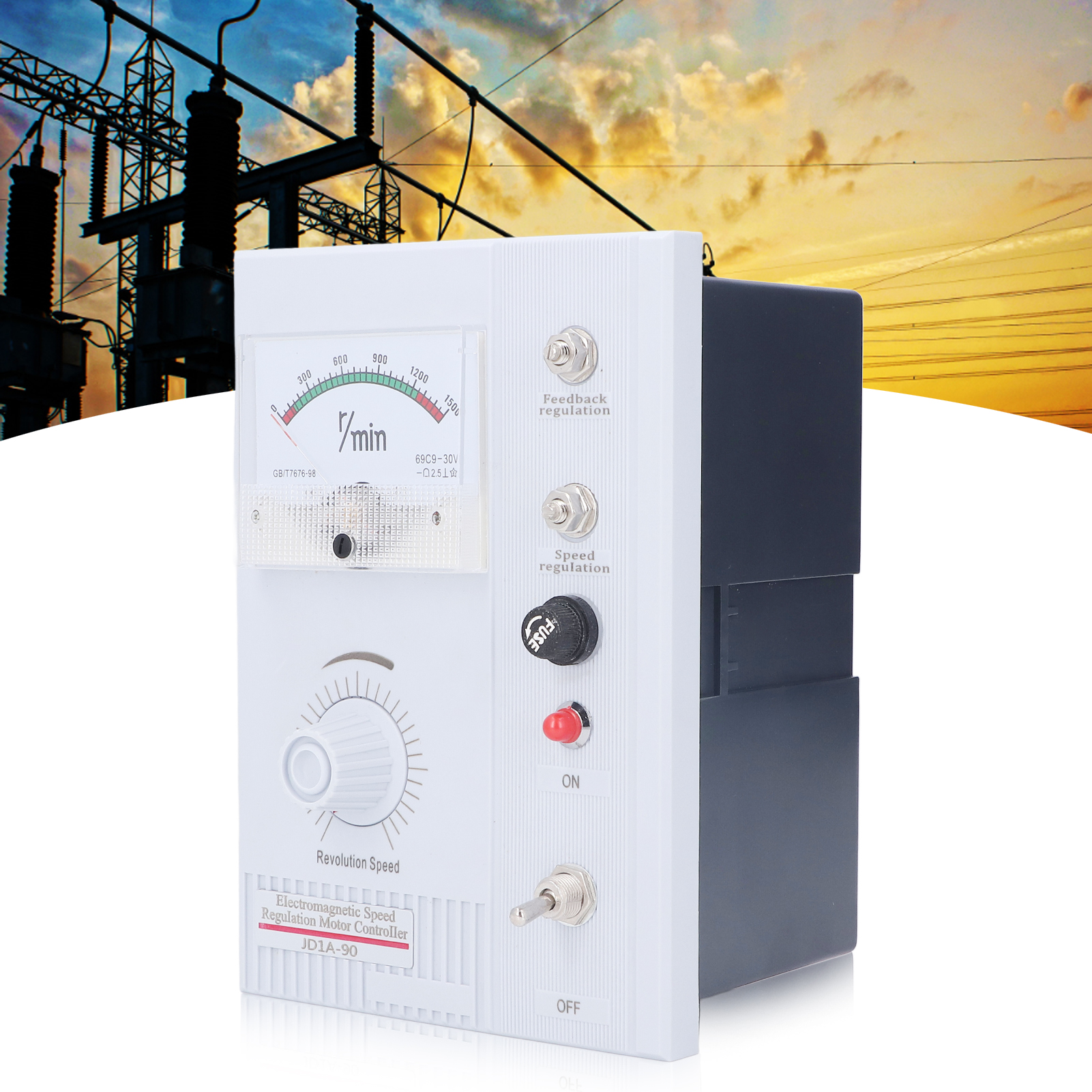 Elektromagnetischer Drehzahlregler Für Motoren, Drehzahlregelung Für Industrieanlagen, 220 V, 45 Bis 90 Kw