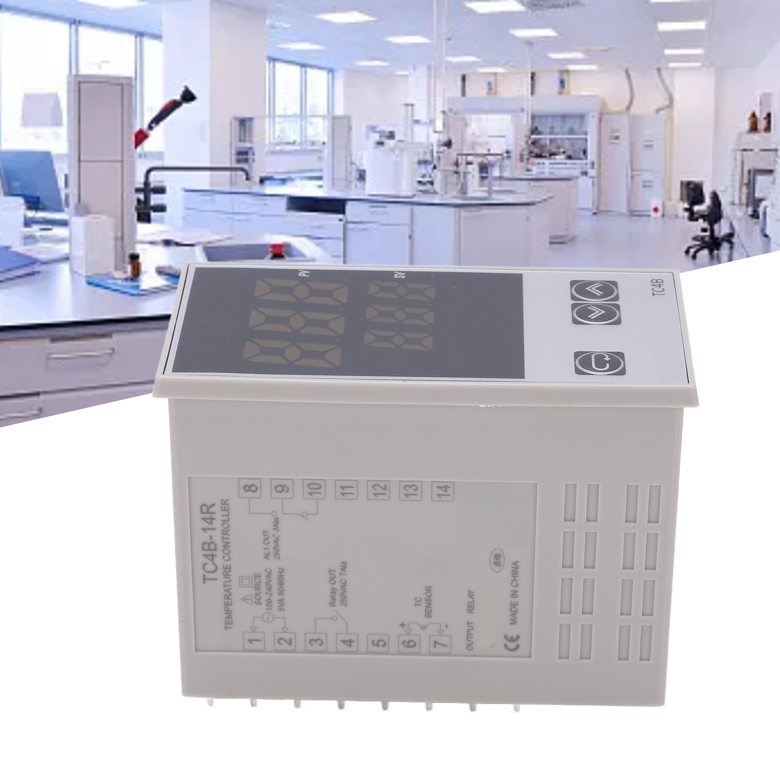 Berm Temperaturregler (pid-temperaturregler, Relaisausgangs-temperaturregler, 100–240 V Ac) Bem-tc4b-14r