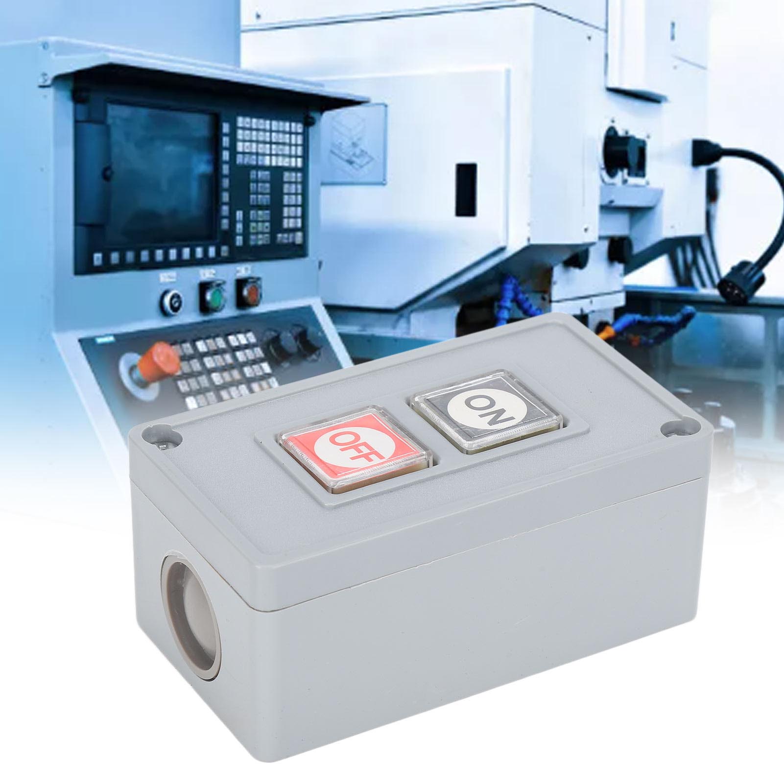 Berm Tpb-2 Drucktaster, Selbstrückstellendes Drucktastergehäuse, Zweistufige Ein/aus-kombination, 250 V Ac.