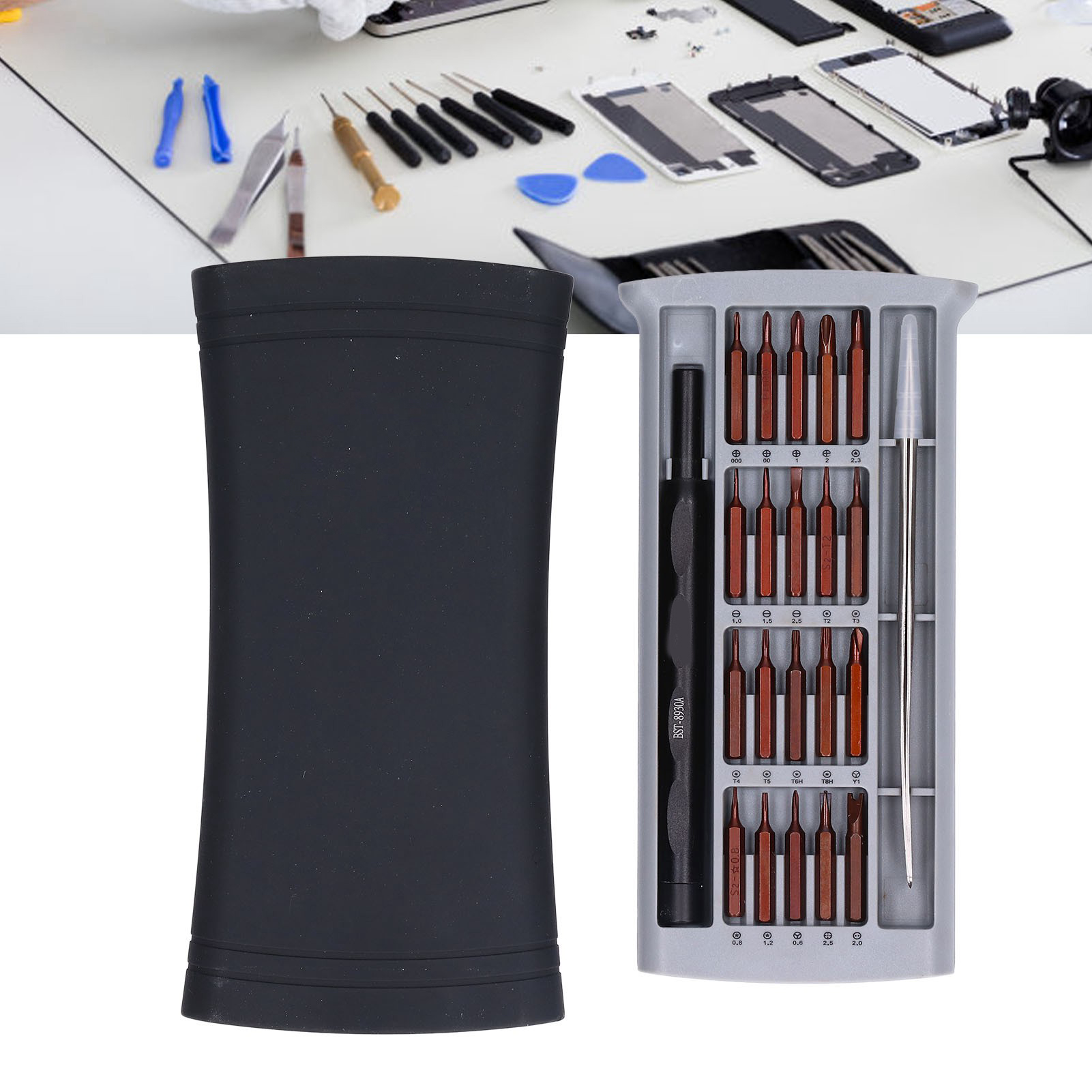 22-in-1 Präzisionsschraubendreher-set – Reparaturschraubendreher Für Mobiltelefone Und Computer Bst-8930a