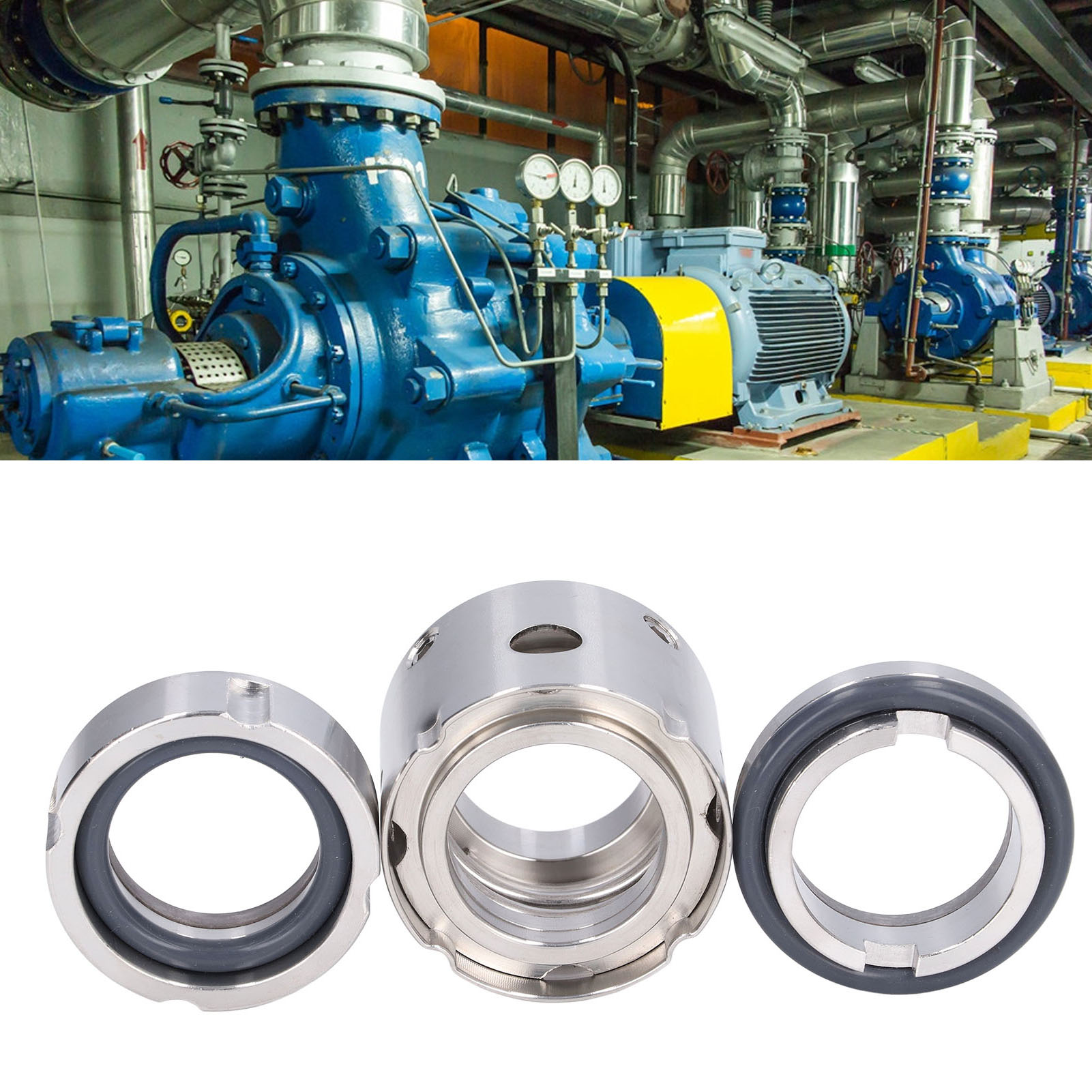 Gleitringdichtung 104, Gleitringdichtung 104-35, Hartmetallwerkstoff, Wasserpumpendichtung.
