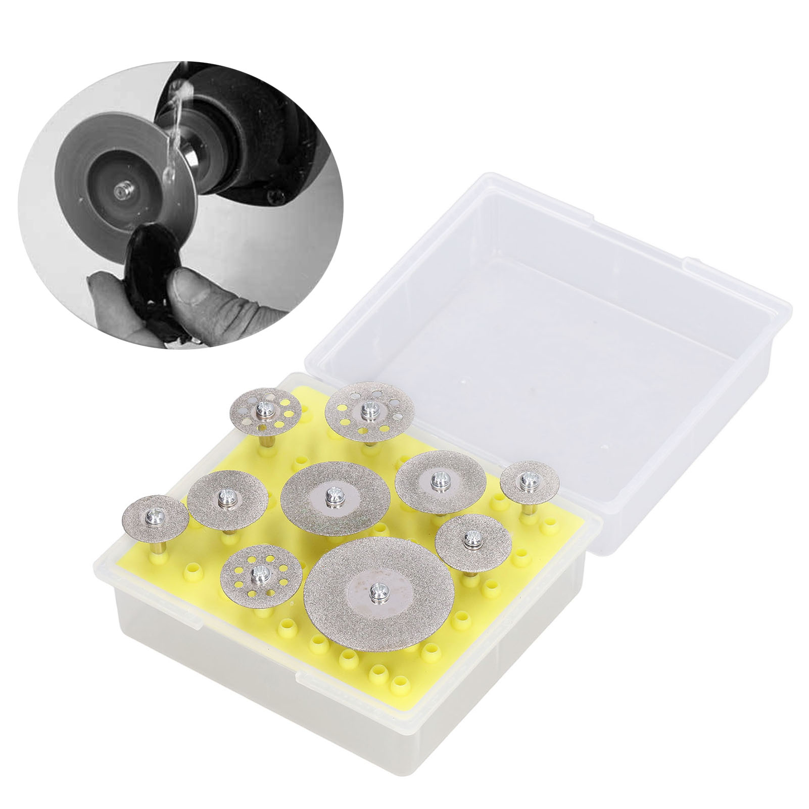 Set Mit 10 Diamanttrennscheiben Und Schleifscheiben
