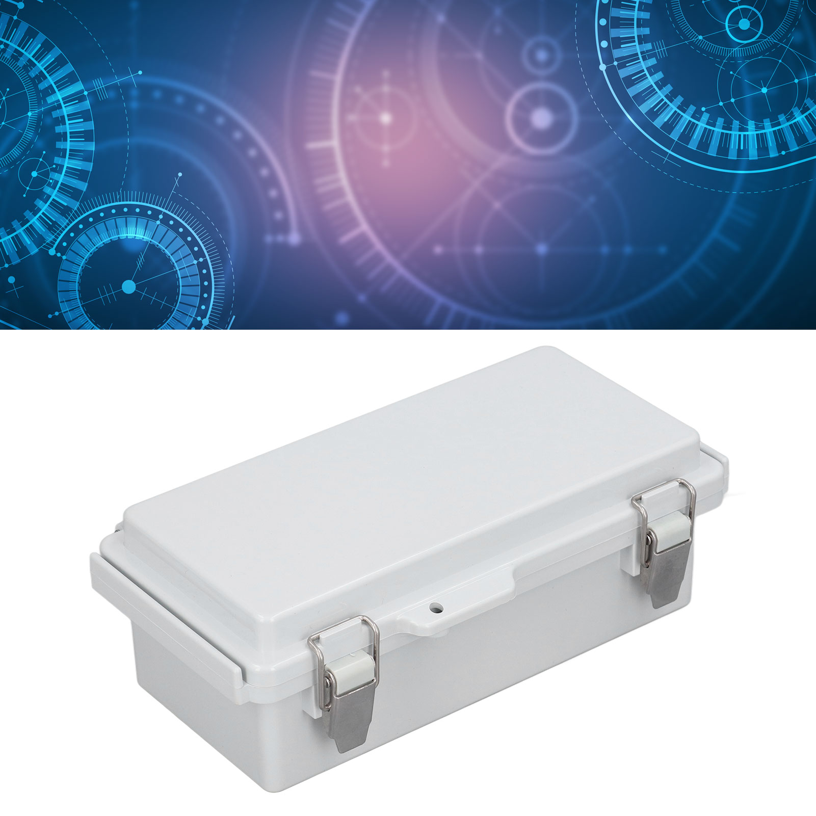 Ip67 Wasserdichtes Gehäuse Für Technische Instrumente Aus Abs, Außenanschlussdose Für Elektrische Installationen, 100 X 200 X 70 Mm.