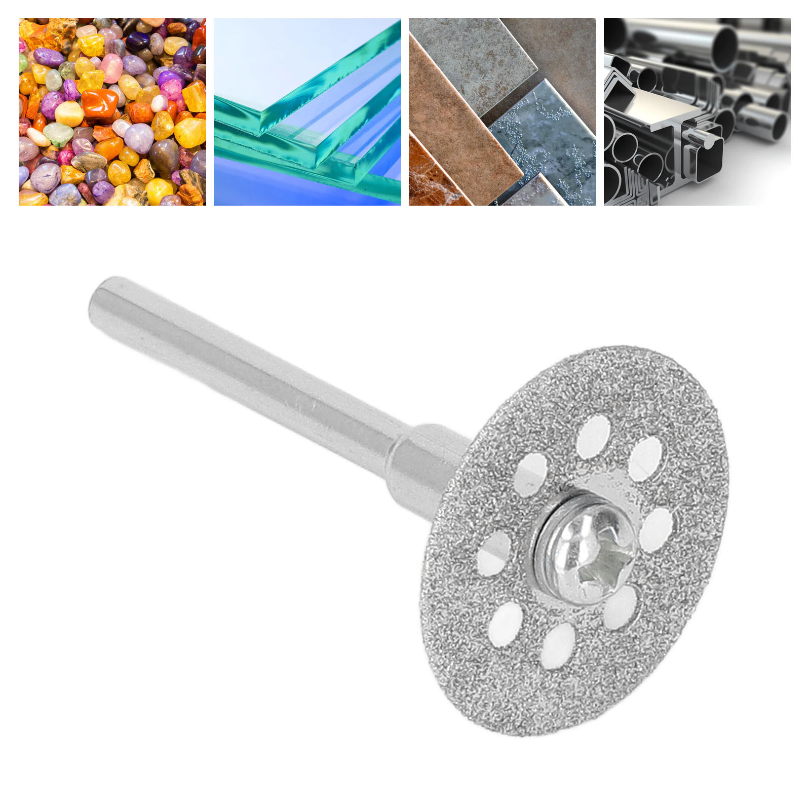 Lochscheibe, Ultradünne Trennscheibe Für Achat, Jade Und Edelsteine, Diamantschleifscheibe, Zahnfugenscheibe, 20 Mm.