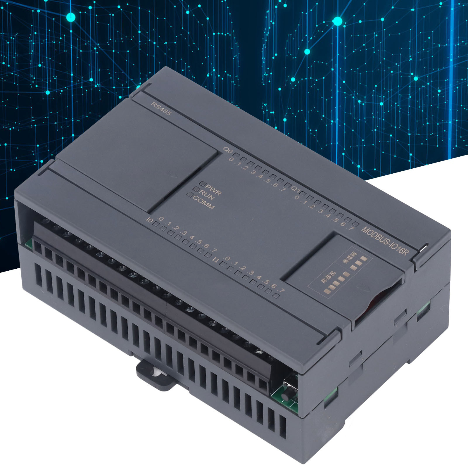 Industrielle I/o-steuerplatine Mit Relais, 16 Eingängen Und 16 Ausgängen, Rs485-kommunikation, 24-v-dc-stromversorgung