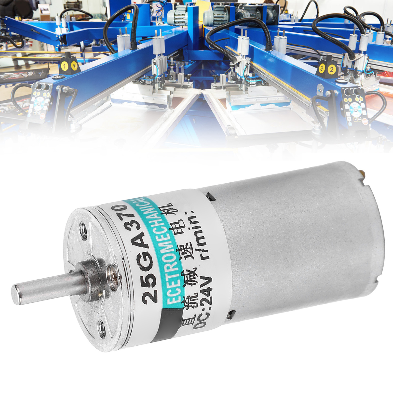 Xd-25ga370 Dc24v Miniatur-getriebemotor, Langsam Laufender, Reversibler Getriebemotor, 500 U/min
