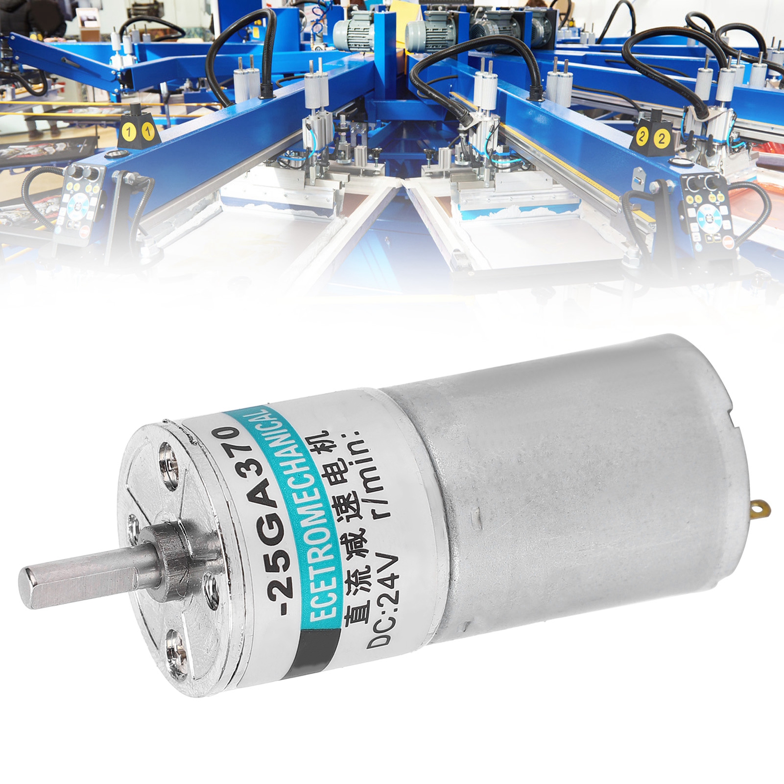 24-v-gleichstrom-miniaturgetriebemotor Xd-25ga370, Langsam Laufender, Reversibler Getriebemotor, 20 U/min