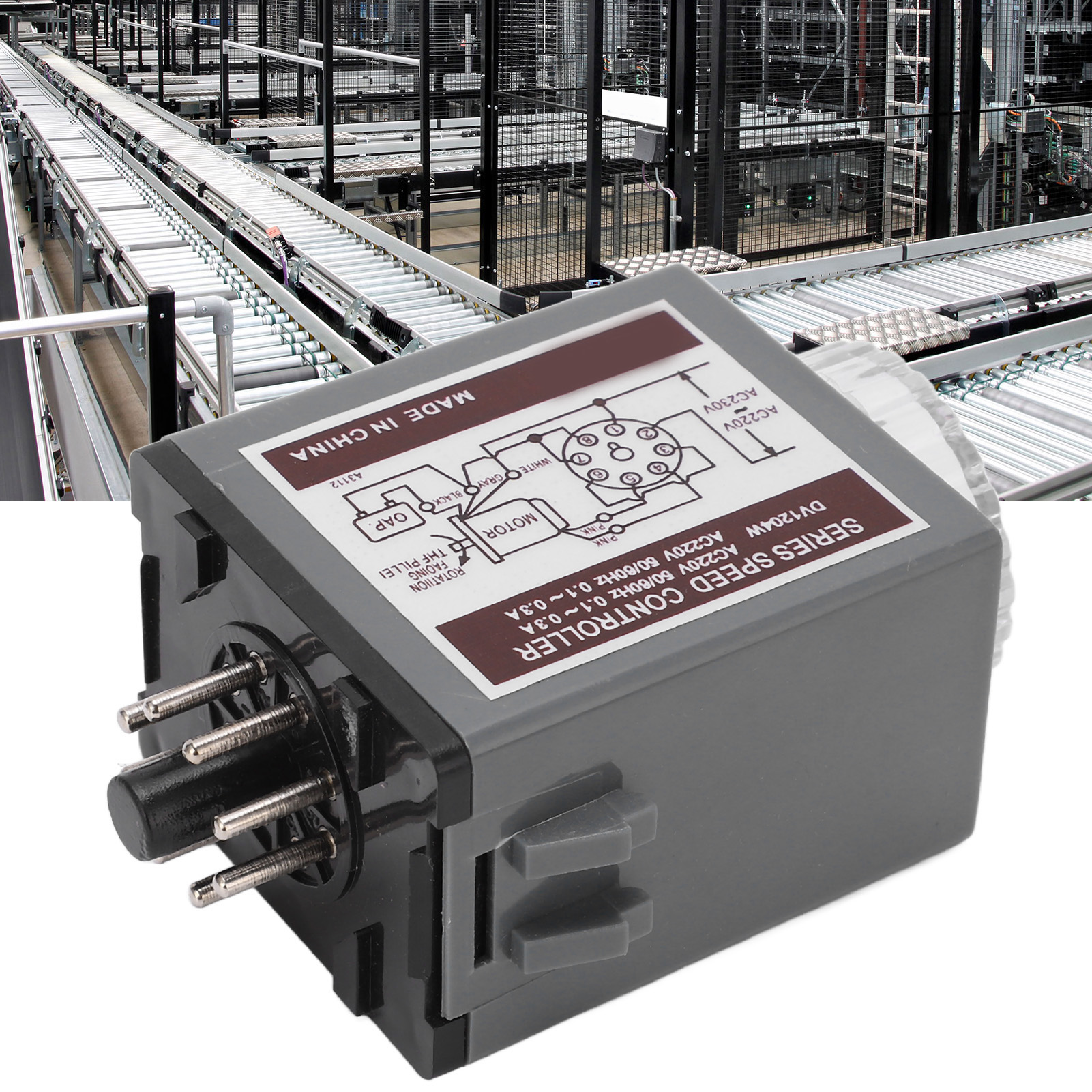 Berm/belme Dv1204w Drehzahlregler Für Wechselstrommotoren, 220 V Ac.