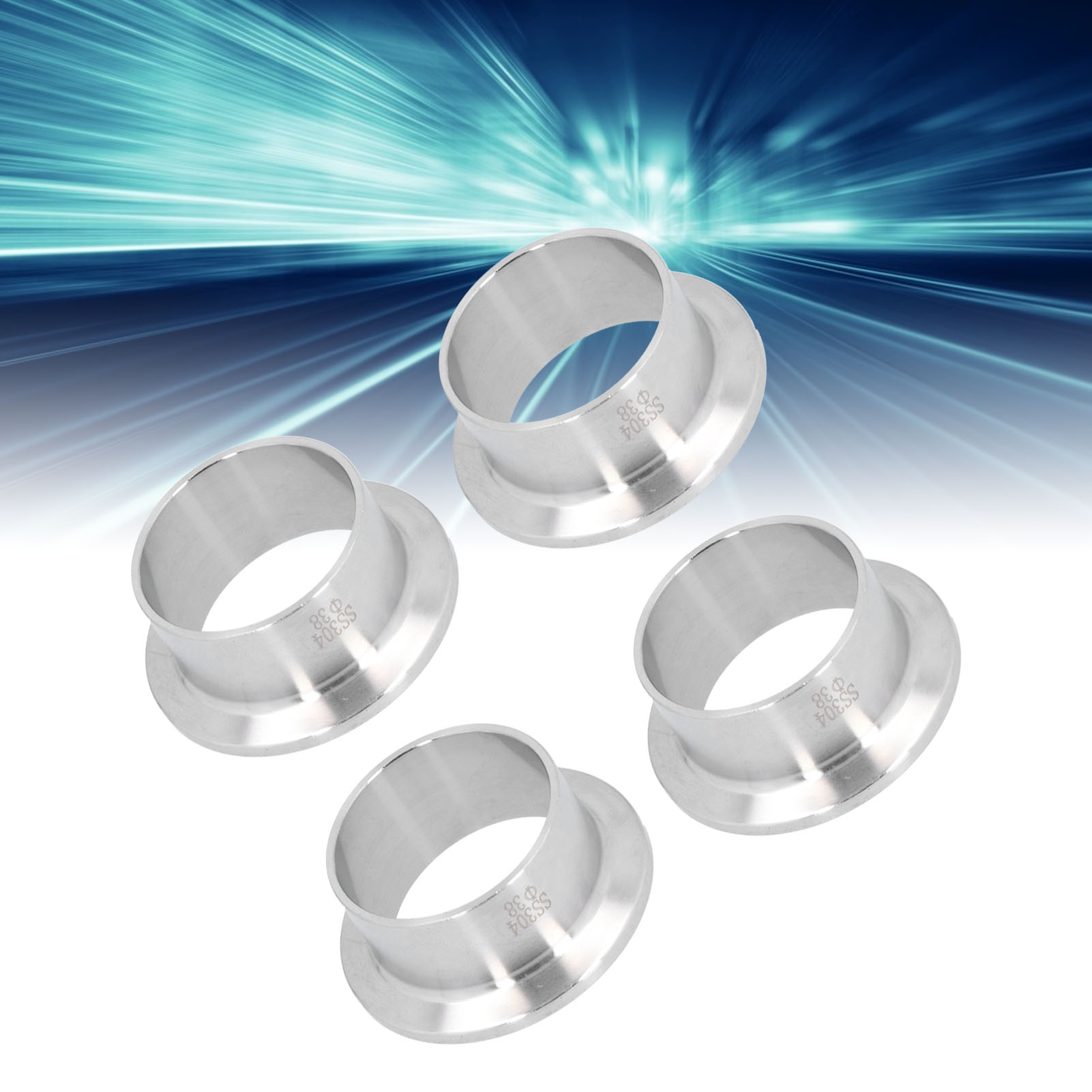 Φ38 50,5-mm-spannfutter Aus Edelstahl 304, Hygienische Schnellkupplung, Edelstahl-zwinge, Spannfuttertyp