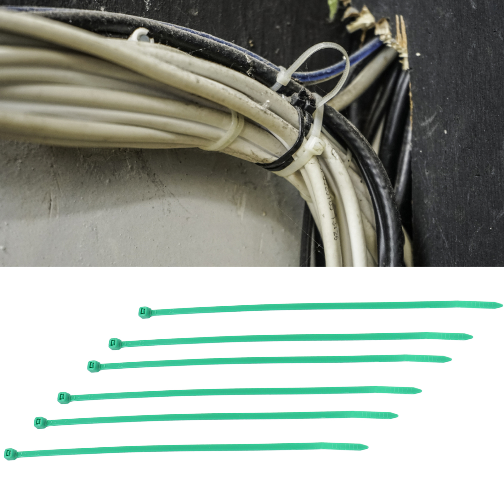 1000 Nylon-kabelbinder (8 Zoll) Zu Verkaufen, 40 Lb Selbstsichernde Kabelbinder, Geeignet Für Elektronik-organizer.