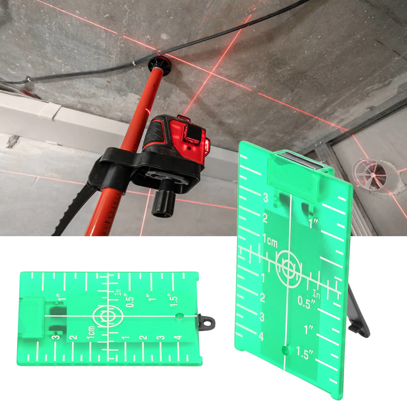 Kartuschenhalter Für Magnetische Bodenlaserzielscheibe, Grün