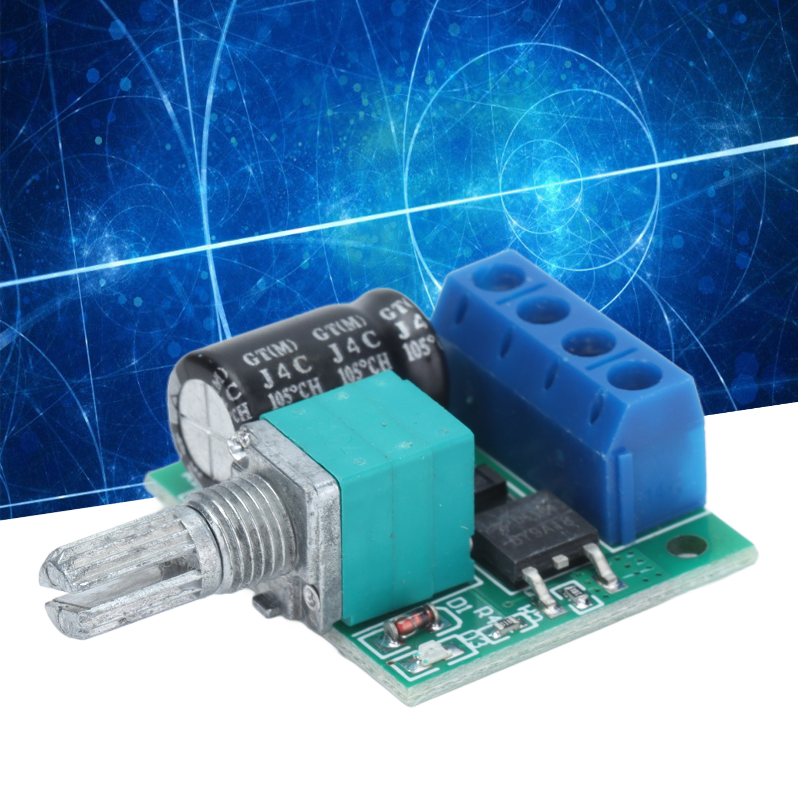 Pwm-drehzahlregler Für Gleichstrommotoren, Drehzahlreglerschalter 4,5 V–35 V, 5-a-schaltfunktion, Led-dimmer.