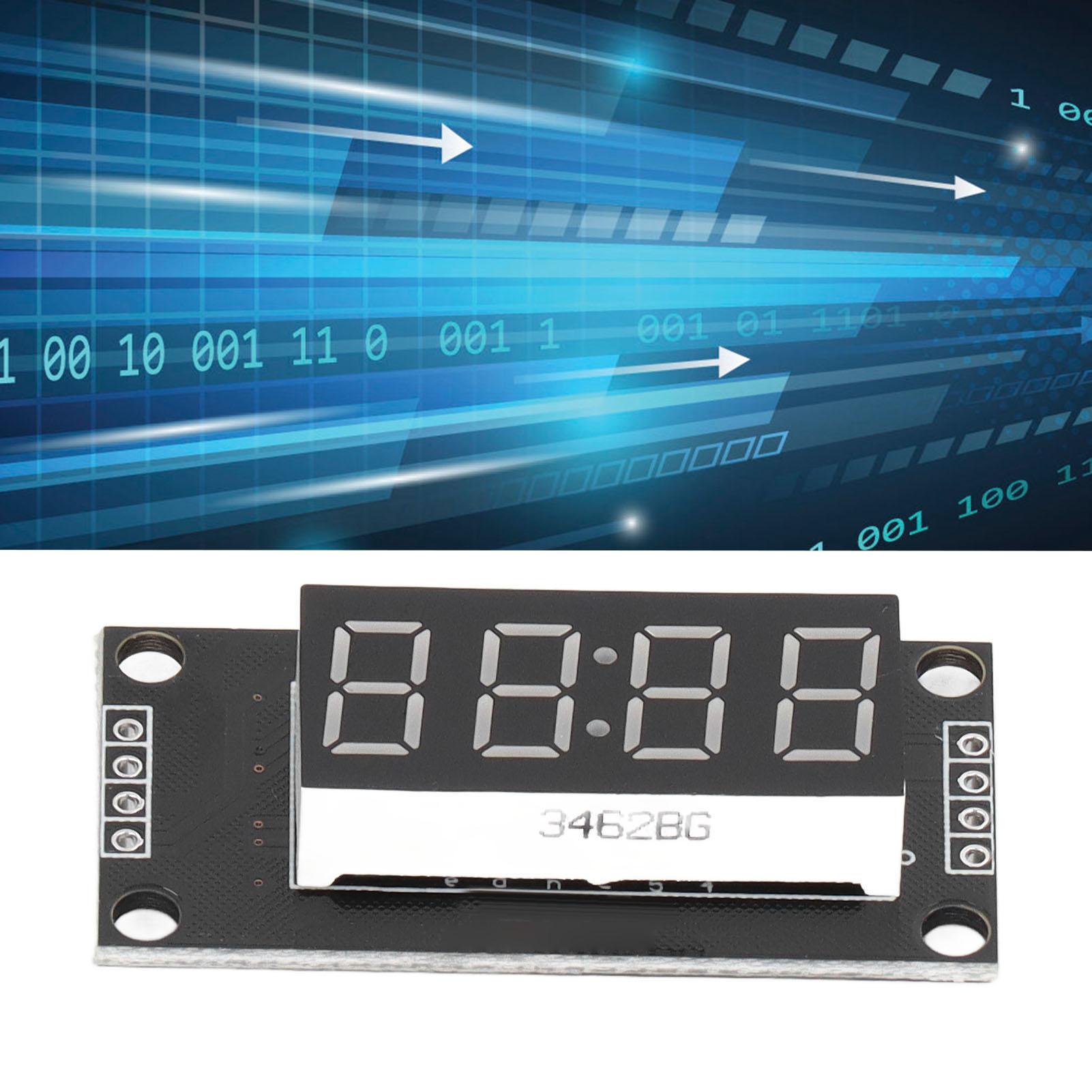 Tm1637 4-stelliges, 7-segment-led-anzeigemodul (0,36 Zoll) Mit Grüner Uhr Für Arduino