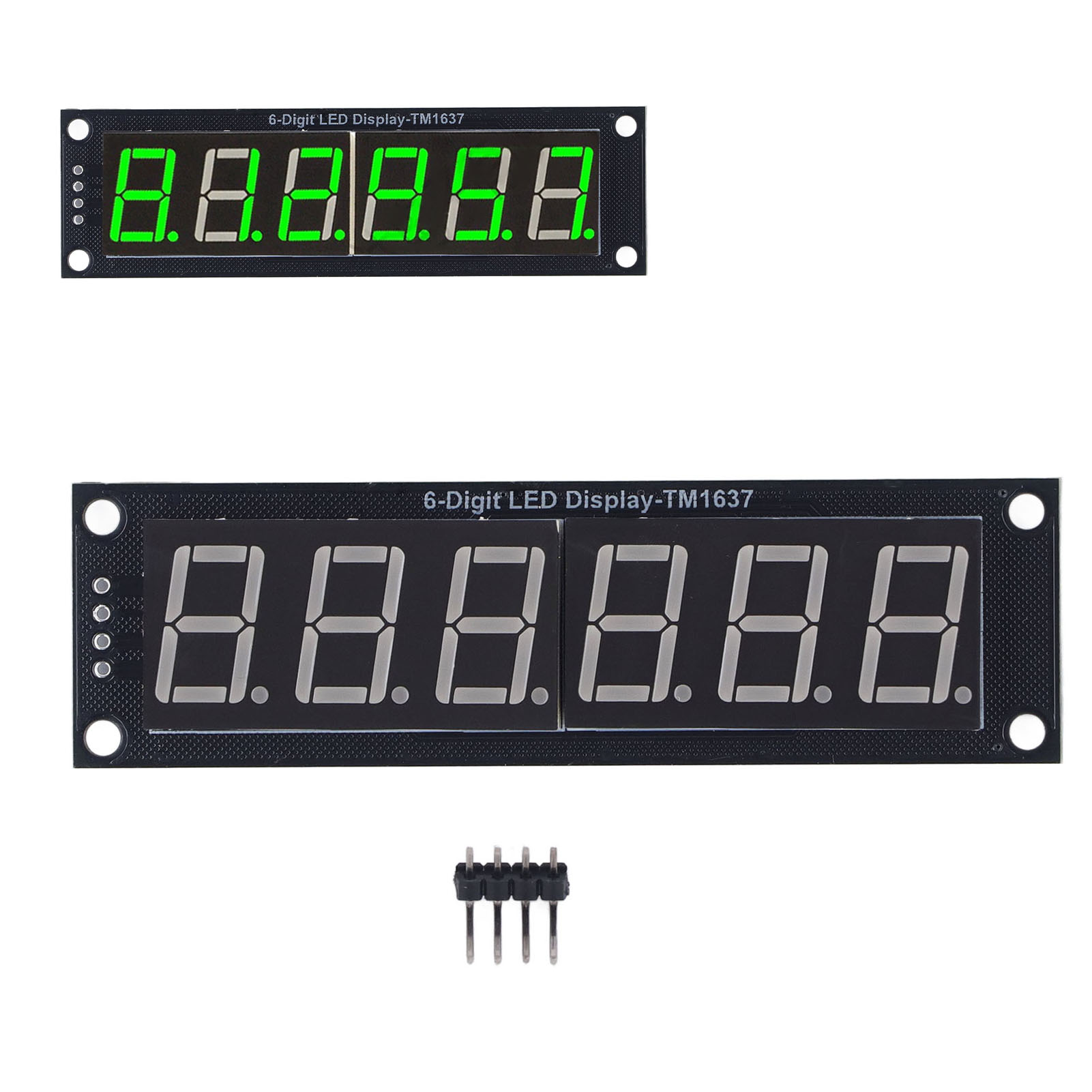 0,56-zoll-digitalanzeigemodul, Sechsstelliges Led-anzeigemodul, Grüne Anzeige Tm1637