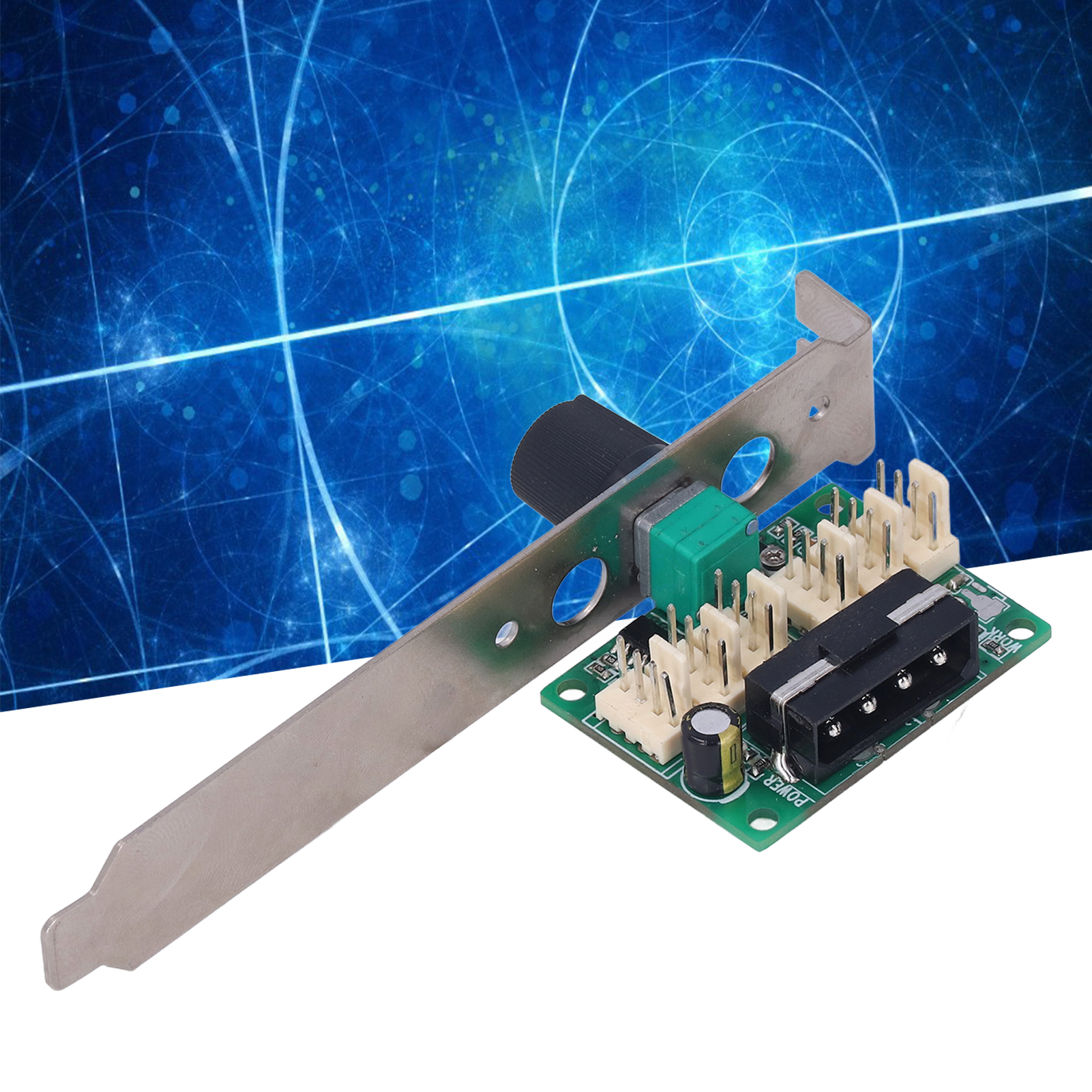 Großer 4-poliger Stromanschluss Fc-d012-p009, Lüfterdrehzahlregler, Belüftung Und Wärmeableitung, 2510-stecker, Halterung Für Computergehäuse.