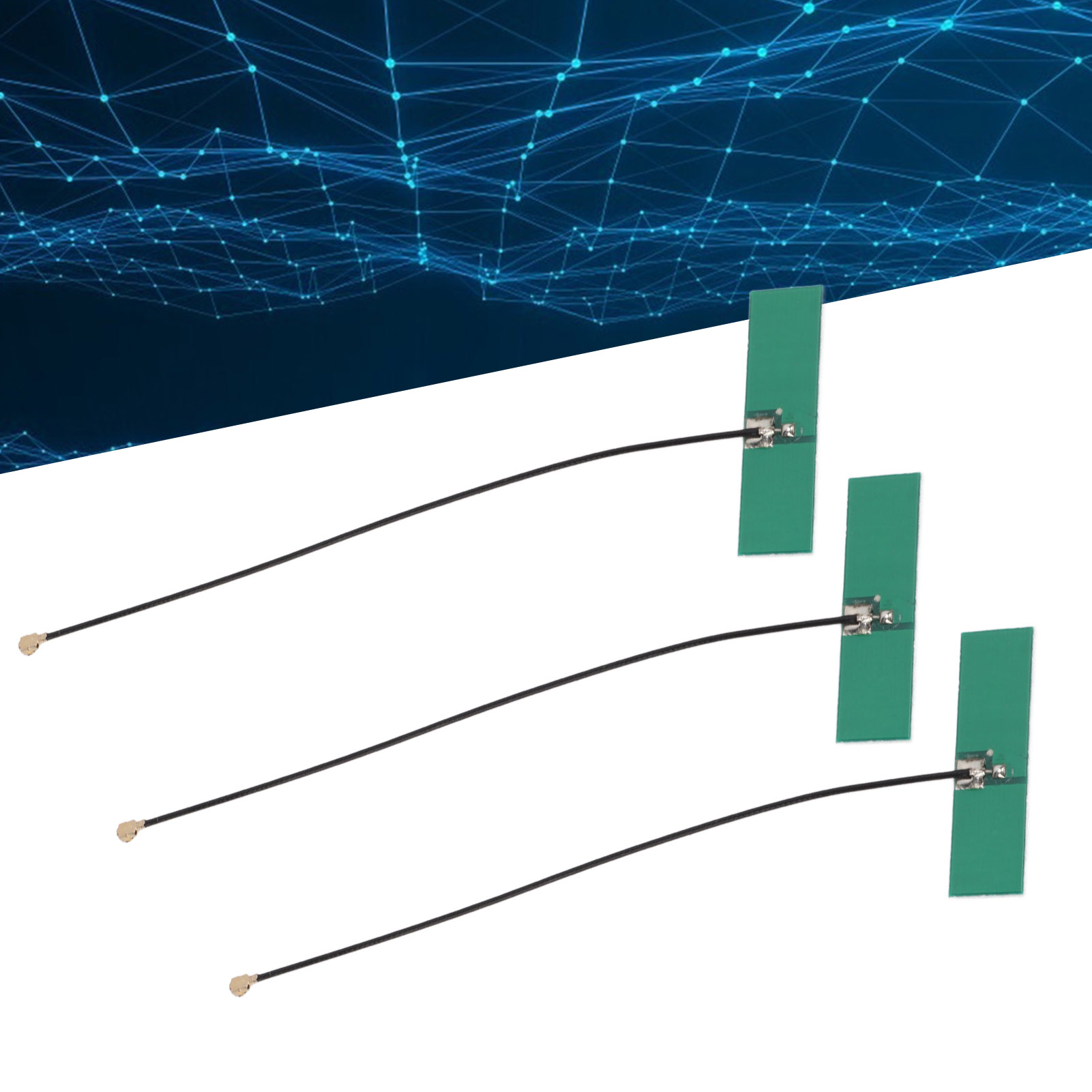 Integrierte 2,4-ghz-t-förmige Antenne Nz-2.4g-pcb-006, Leiterplatten-antennenmodul, Ipex-kopf, 4,5-dbi-antenne