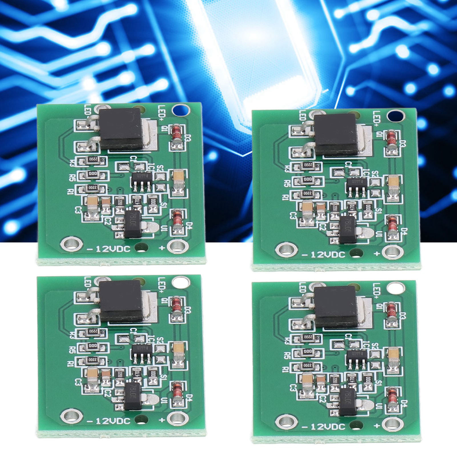 12-v-kapazitives Touch-tastenmodul Mit Klickverriegelung Und Relaisunterstützung