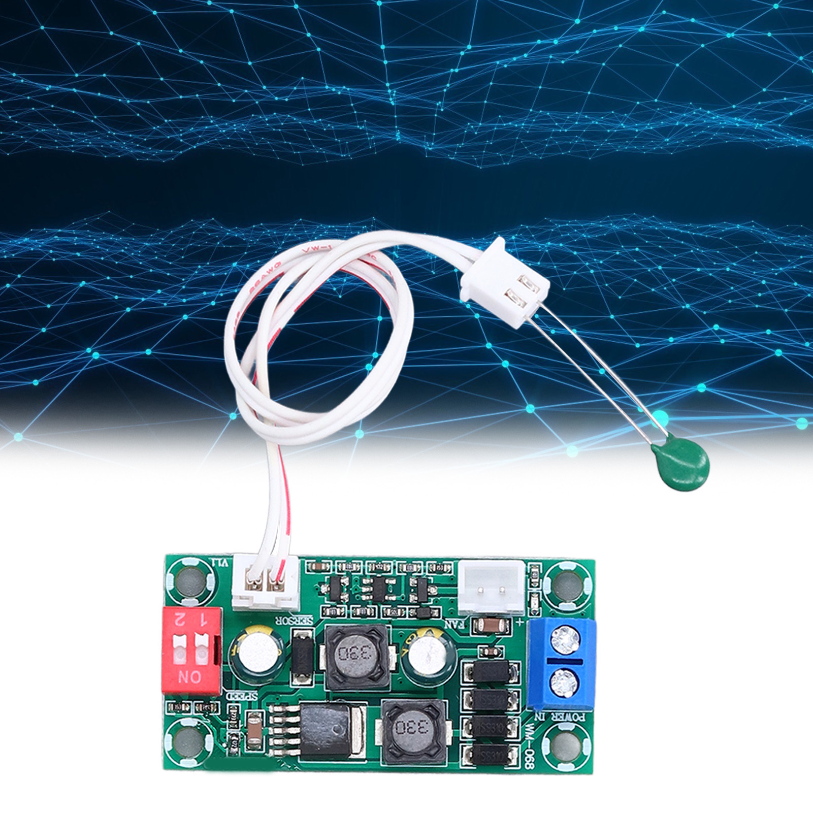 Elektronisches Temperaturregelungsmodul Für Lüfter, Intelligente Thermostate, Dc24v-temperaturregelungsplatine