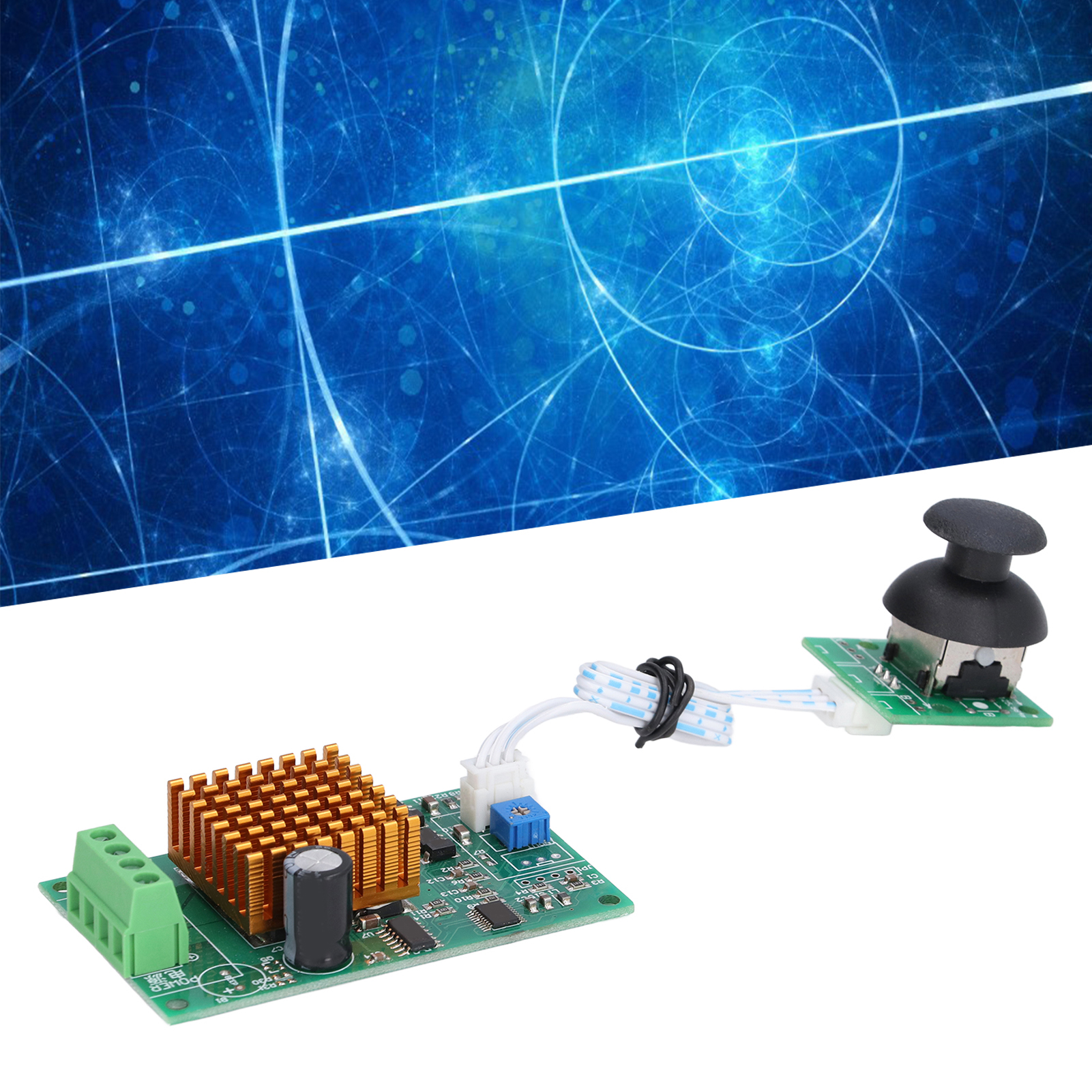 12-30v 3a Cw/ccw Gleichstrommotor-drehzahlregler, Pwm-regler Mit Joystick-potentiometer.