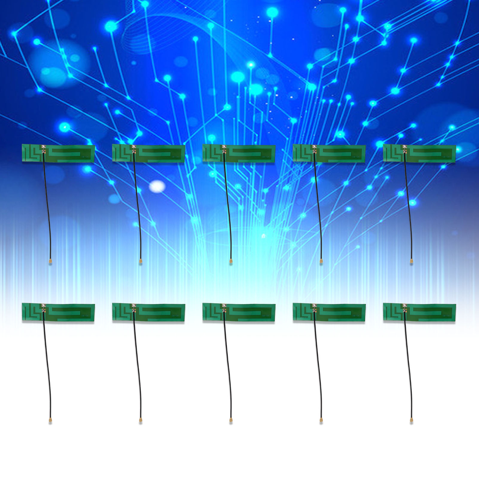 Grüne, Flexible 4g-antenne Typ 7 (nz-4g-fpc-009), Ipex-anschlussantenne Mit Hoher Verstärkung, Fpc-antennenmodul