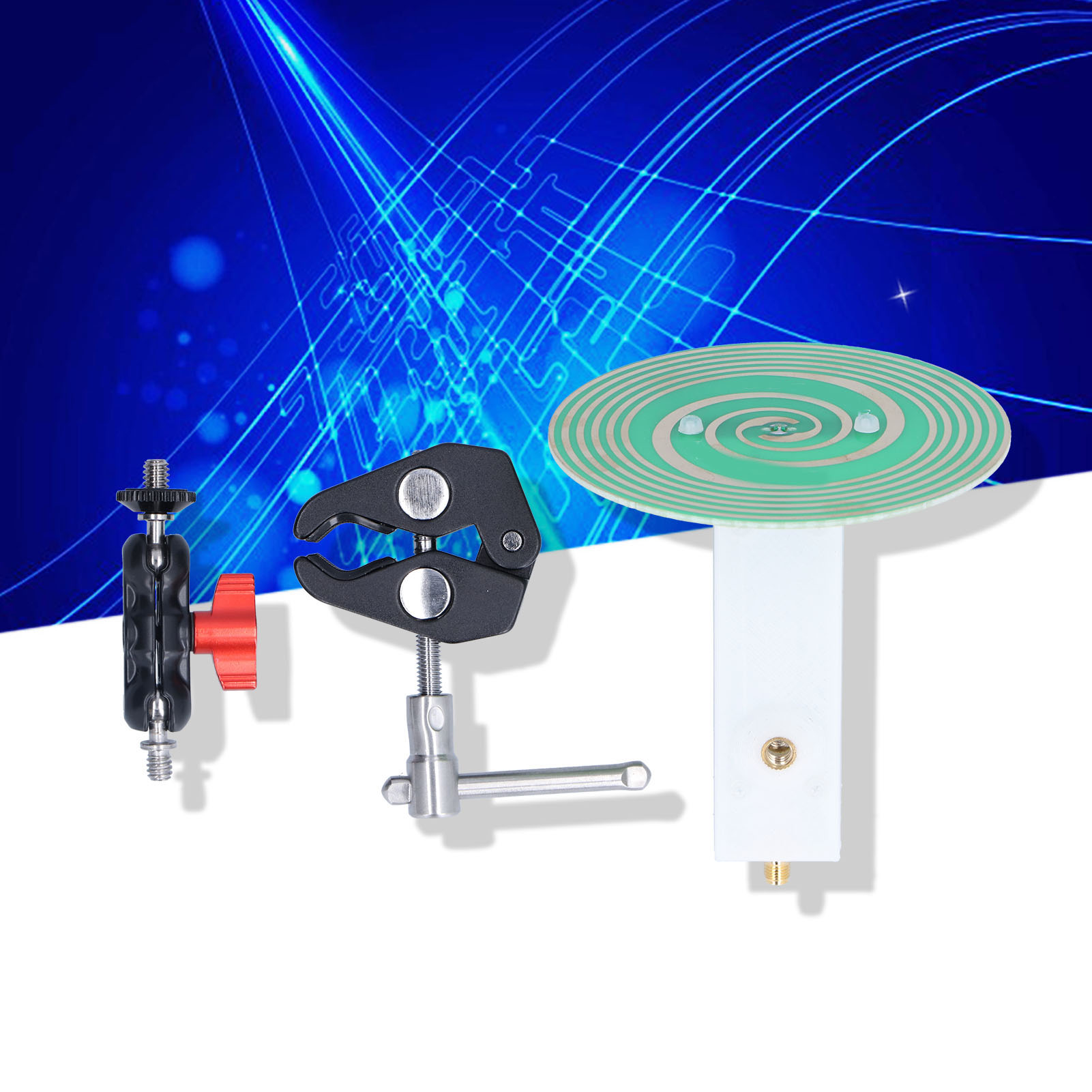 Deepace R104 Ultrabreitband-zirkularpolarisationsantenne 900 Mhz–7 Ghz Mit Halterung