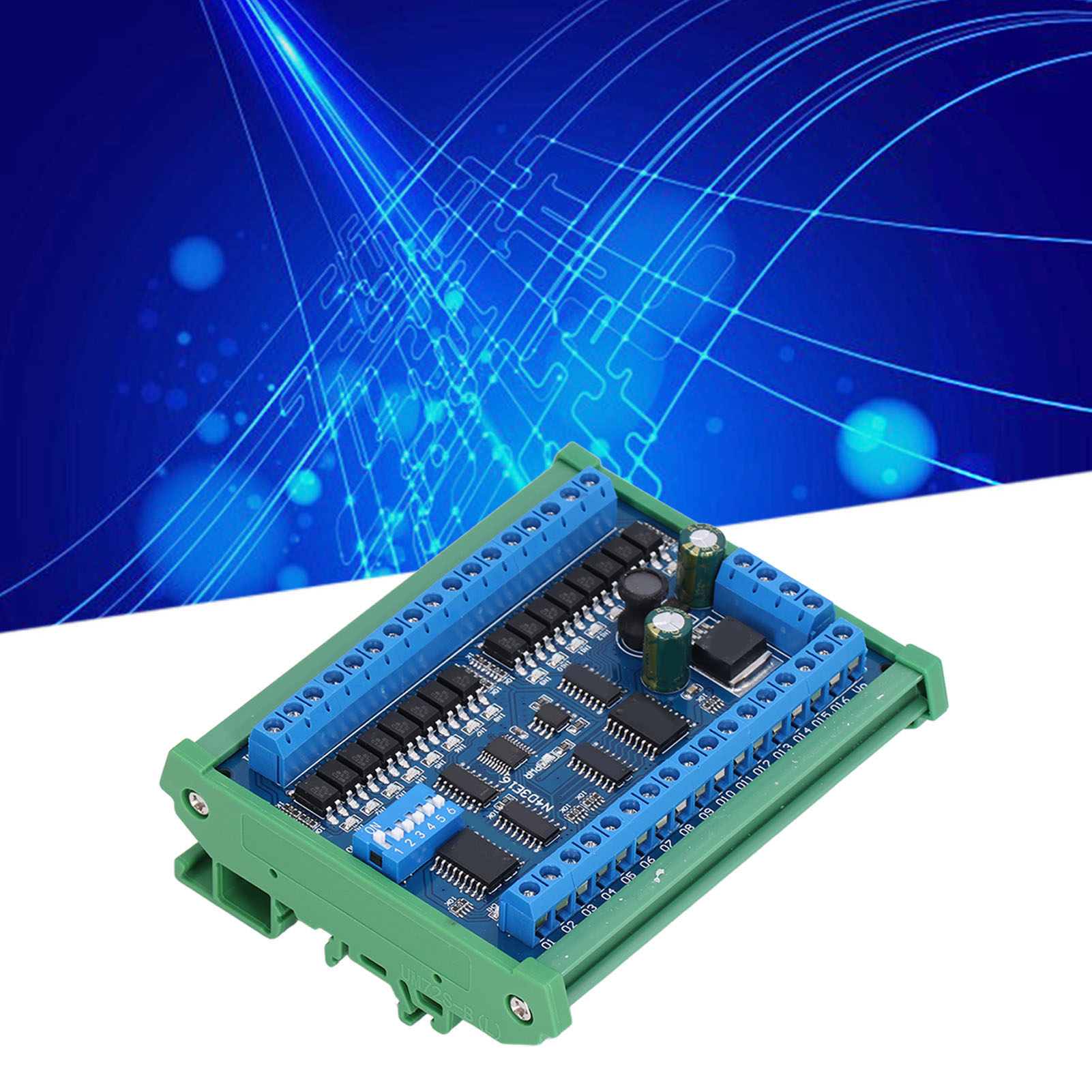 Rs485-fernbedienungsschalter (16 Eingänge/16 Ausgänge), E/a-erweiterungskarte Für Speicherprogrammierbare Steuerungen (sps), Modbus-rtu-modul Mit Gehäuse