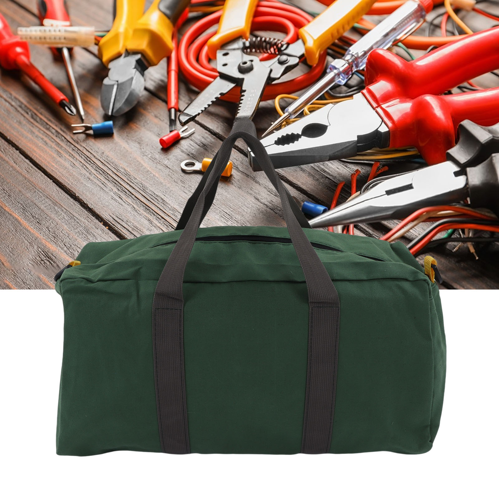 Werkzeugtasche Für Elektriker, Aufbewahrung Aus Segeltuch, Robust Und Geräumig, 18-zoll-werkzeugtasche Für Eisenwaren.