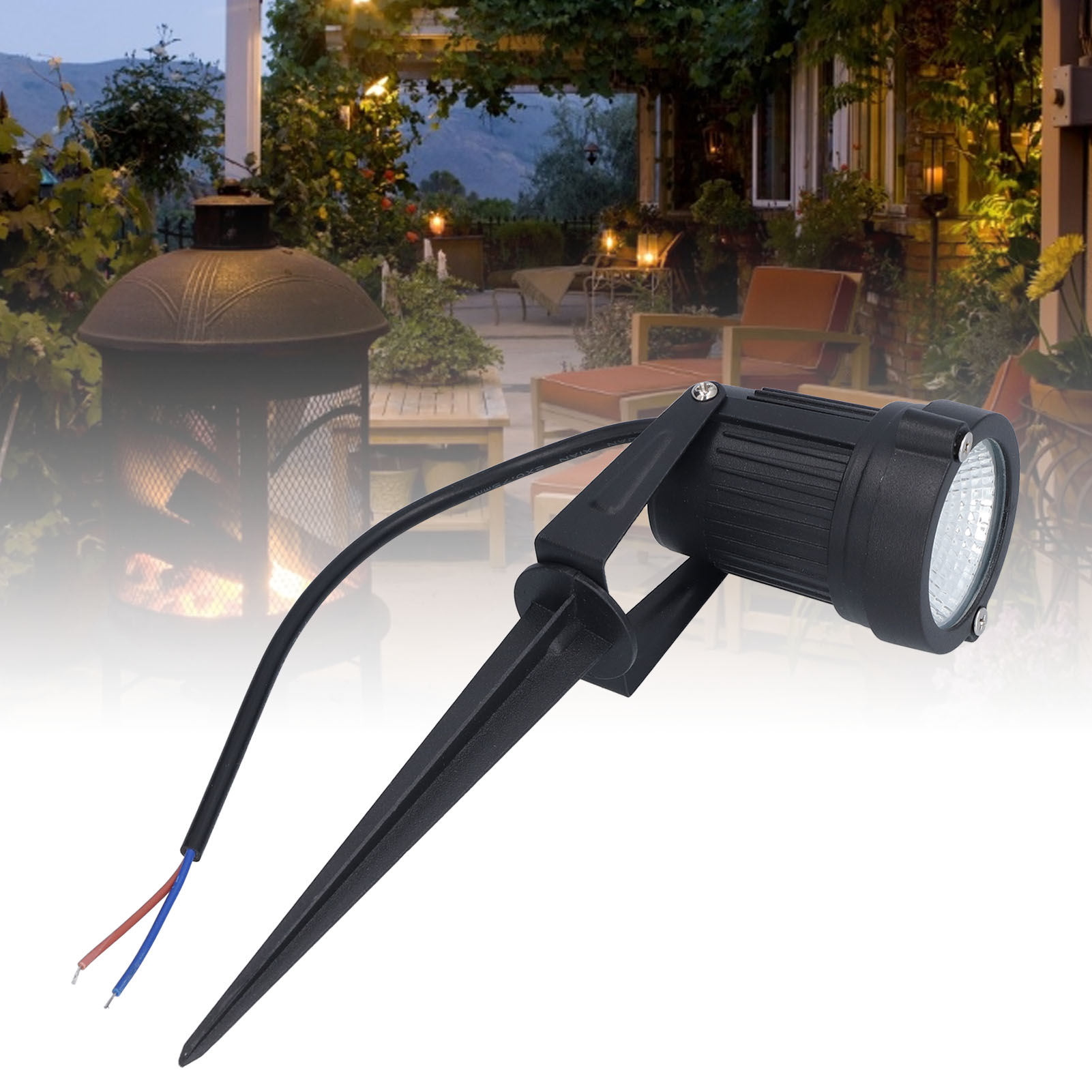 6w Rgb Led-bodenstrahler, Wasserdicht, Für Rasen, Baum, Garten, Einbau, 110v.
