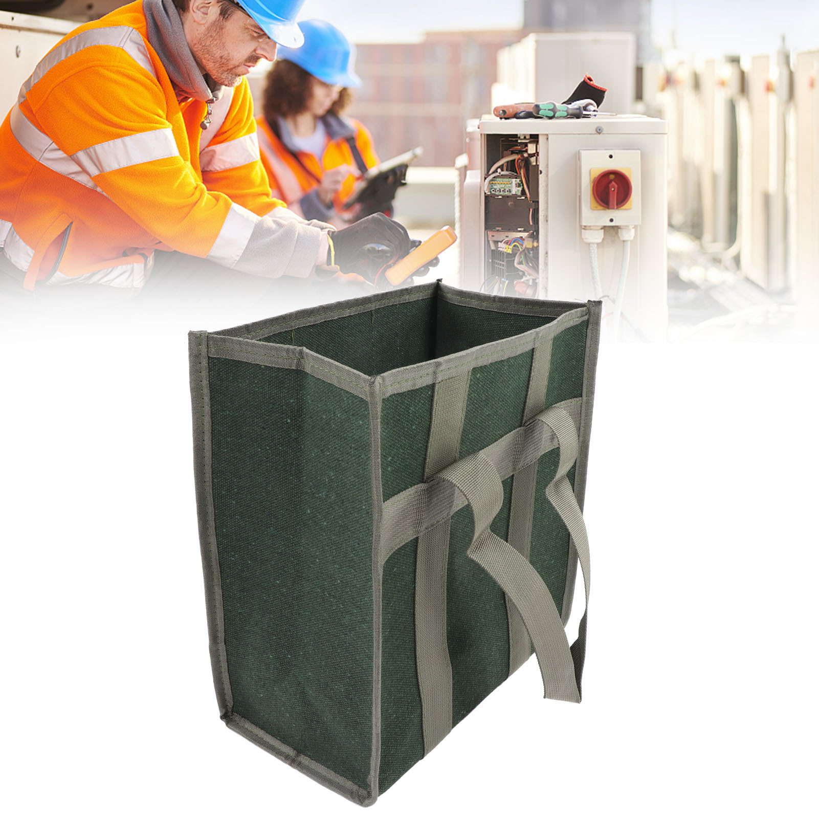 Robuste Aufbewahrungstasche Für Werkzeuge, Strapazierfähige Und Kratzfeste Werkzeugtasche Aus Canvas, Reparatur- Und Elektrikerwerkzeugtasche 084-2