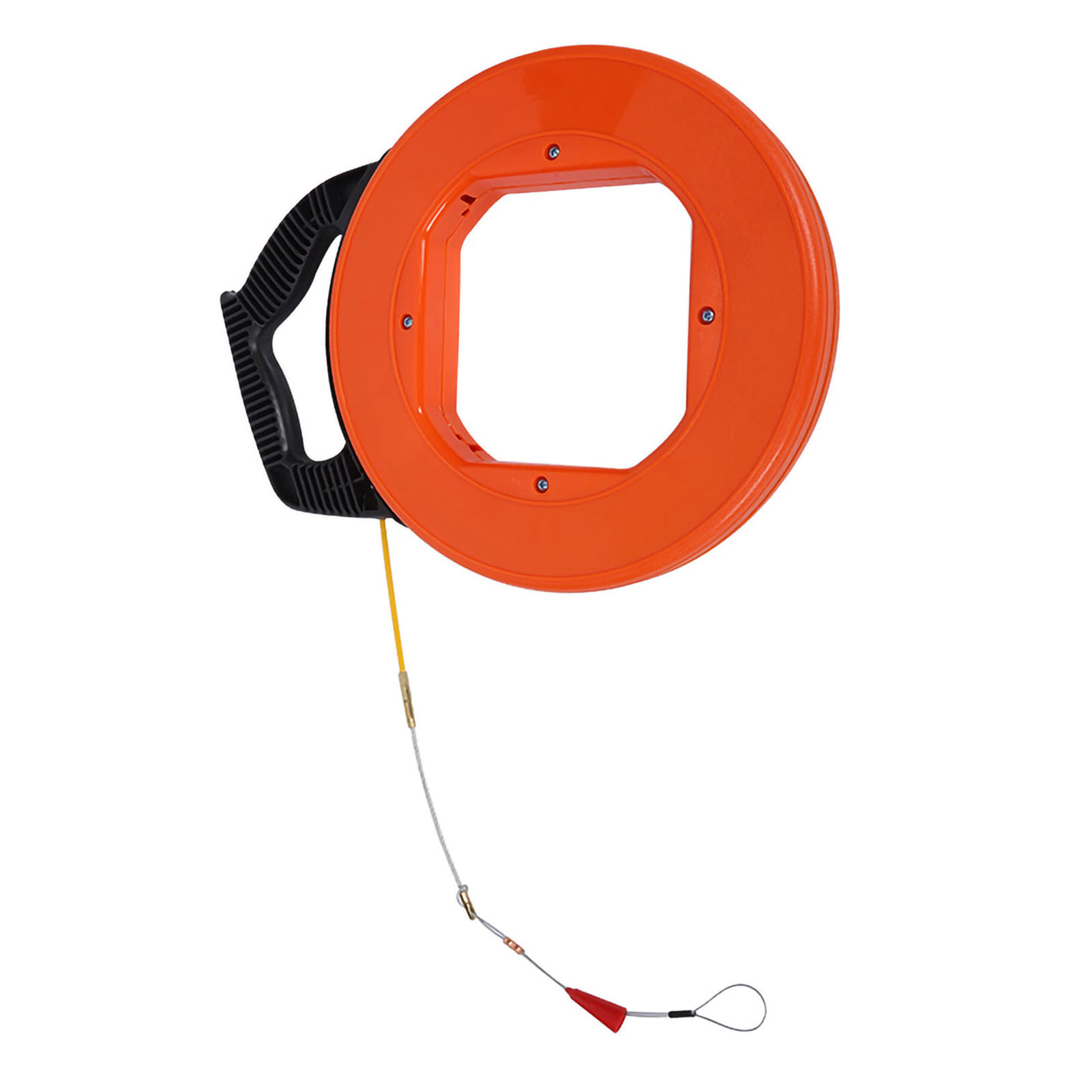 Oranger, Federbelasteter, Fischförmiger Kabelzieher Aus Fiberglas, Kabelzieher, Kabelführung, Wandmontierte Kabeltülle