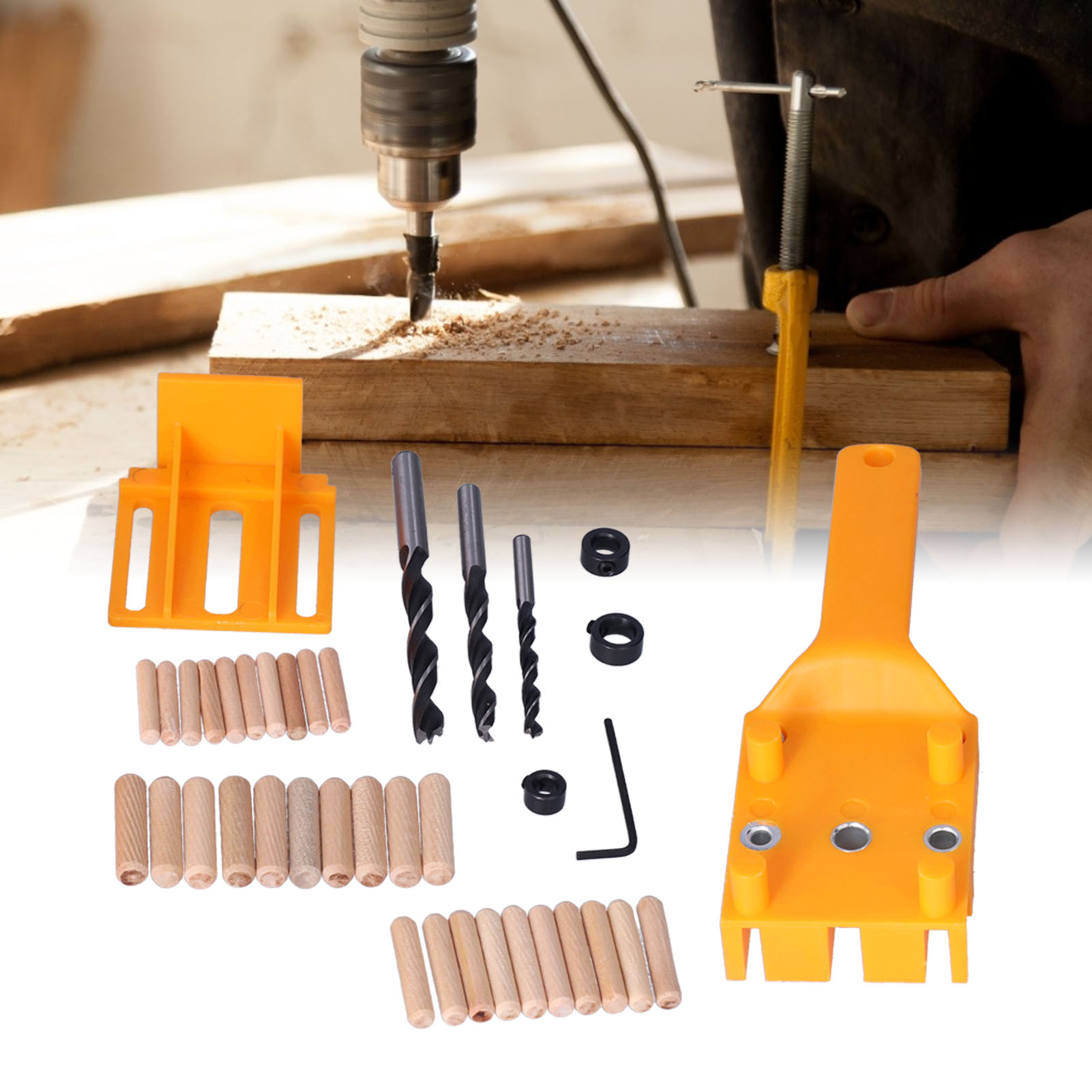 Gerader Bohrer Für Die Holzbearbeitung, Bohrerpositionierer Für Die Plattenmontage, Handbohrmaschine Für Platten.