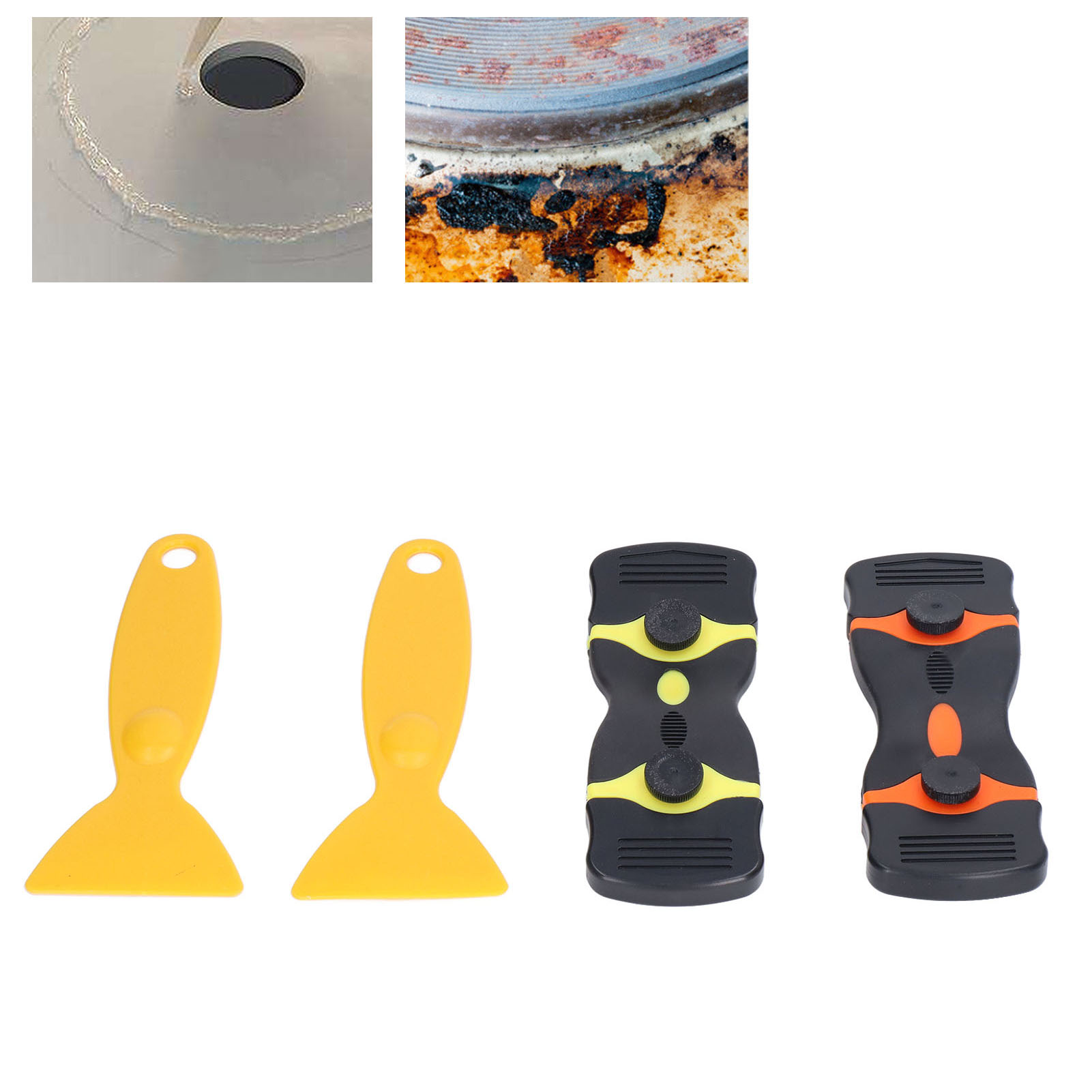 Set Aus 16 Doppelseitigen Schabwerkzeugen, Bestehend Aus Einem Griff, Einer Schabklinge Und Einem Schabgriff.