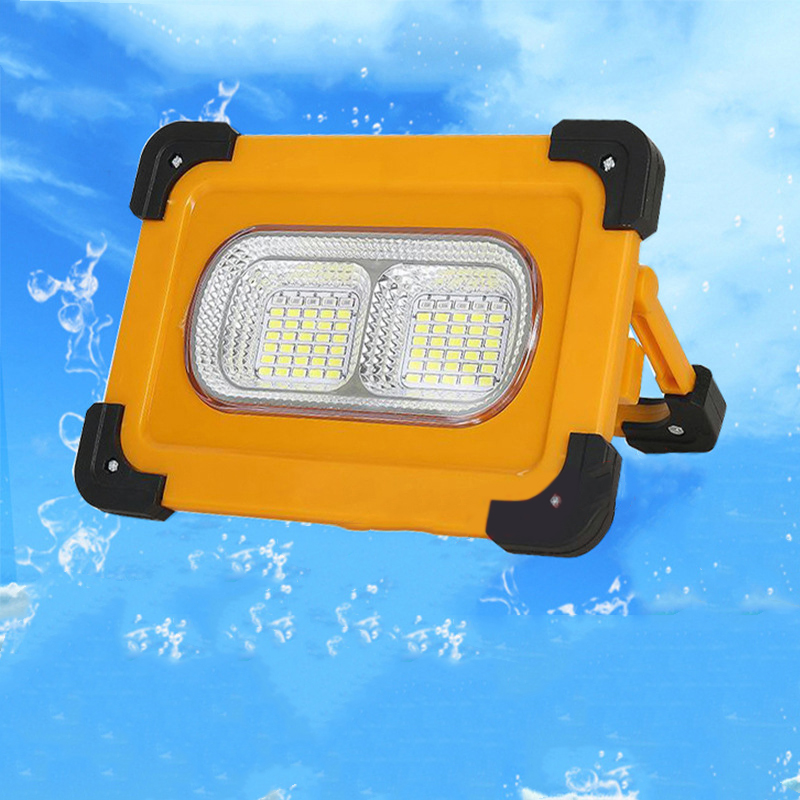 Hochleistungsfähige, Wiederaufladbare, Solarbetriebene Led-lampe, Außenbeleuchtung, Tragbare Notlampe, Wiederaufladbarer Strahler Für Zuhause, Große Tragbare Solarlampe.