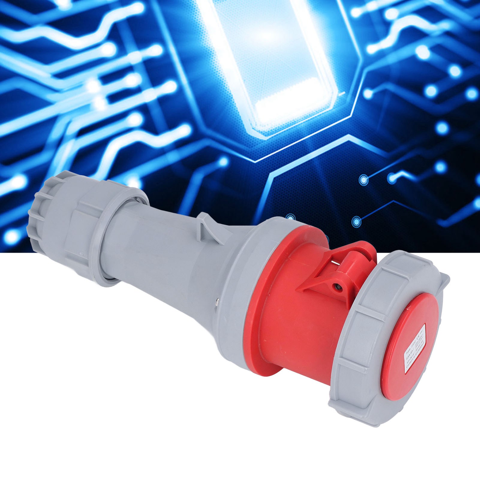 Wasserdichter Und Staubdichter Industrie-luftfahrtstecker, 63a Ip67