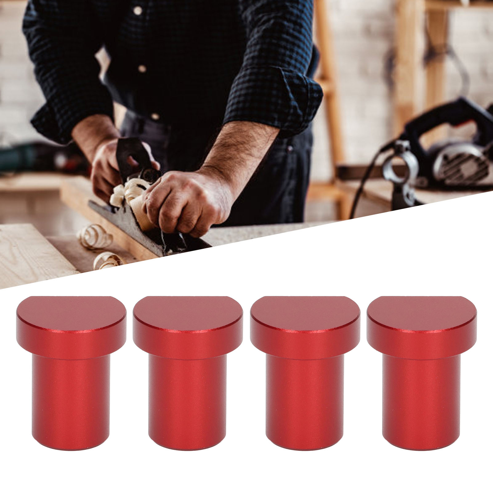 Tischplattenanschlagzapfen Aus Holz Φ20mm (rot)