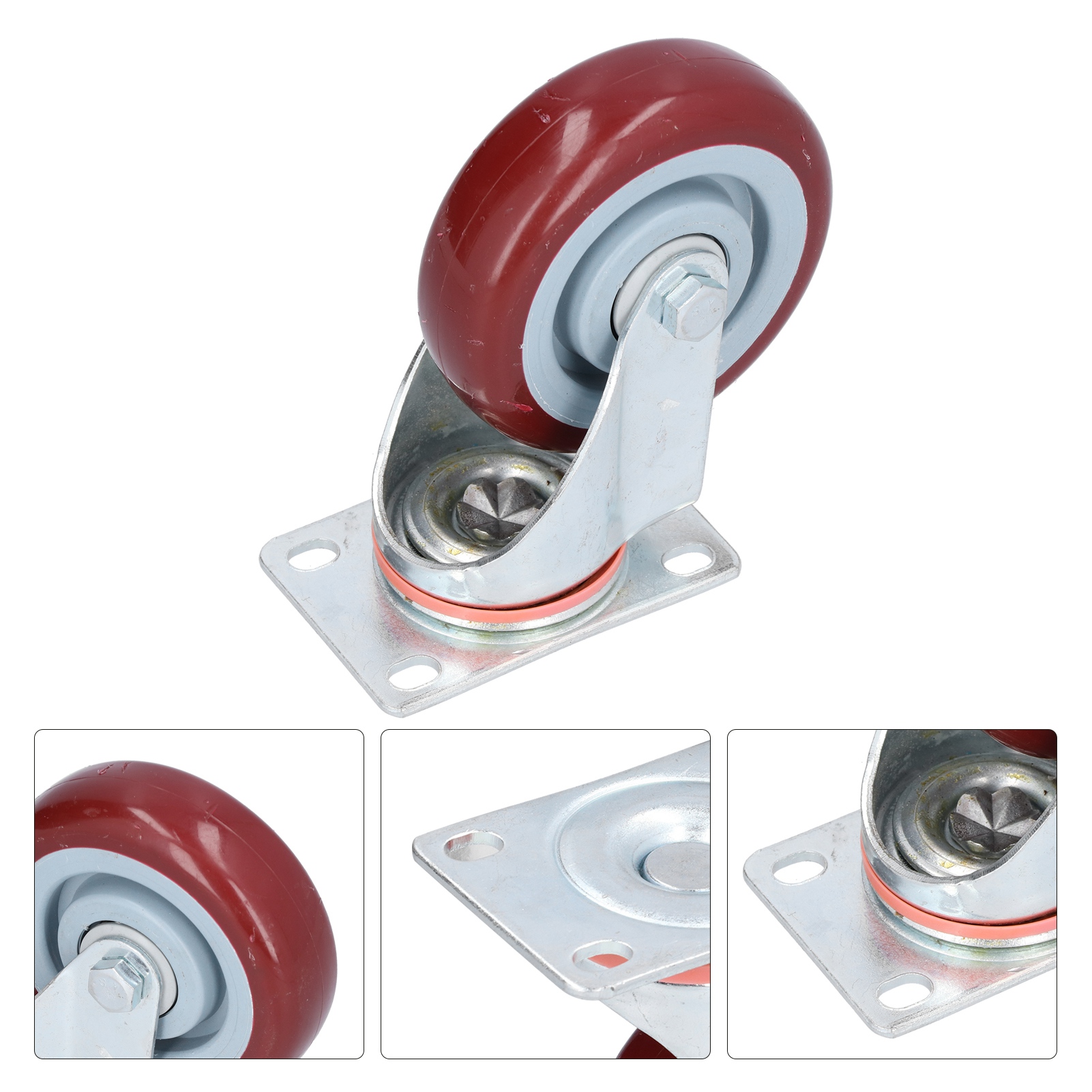 Schwerlast-industrie-feststellrollen Aus Polyurethan, Radgestelle, Lenkräder