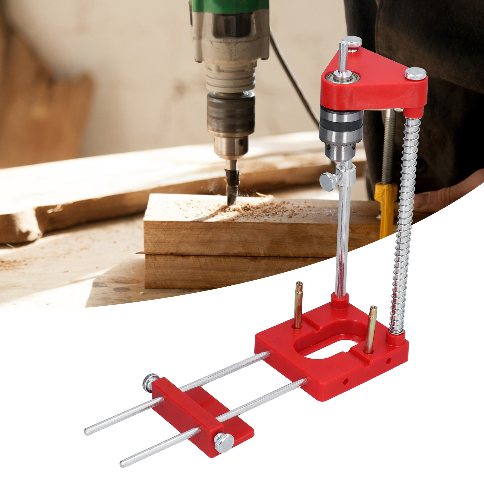 Tragbarer Bohrpositionierer, Präzisionspositionierer, Positionierinstrument Für Die Holzbearbeitung