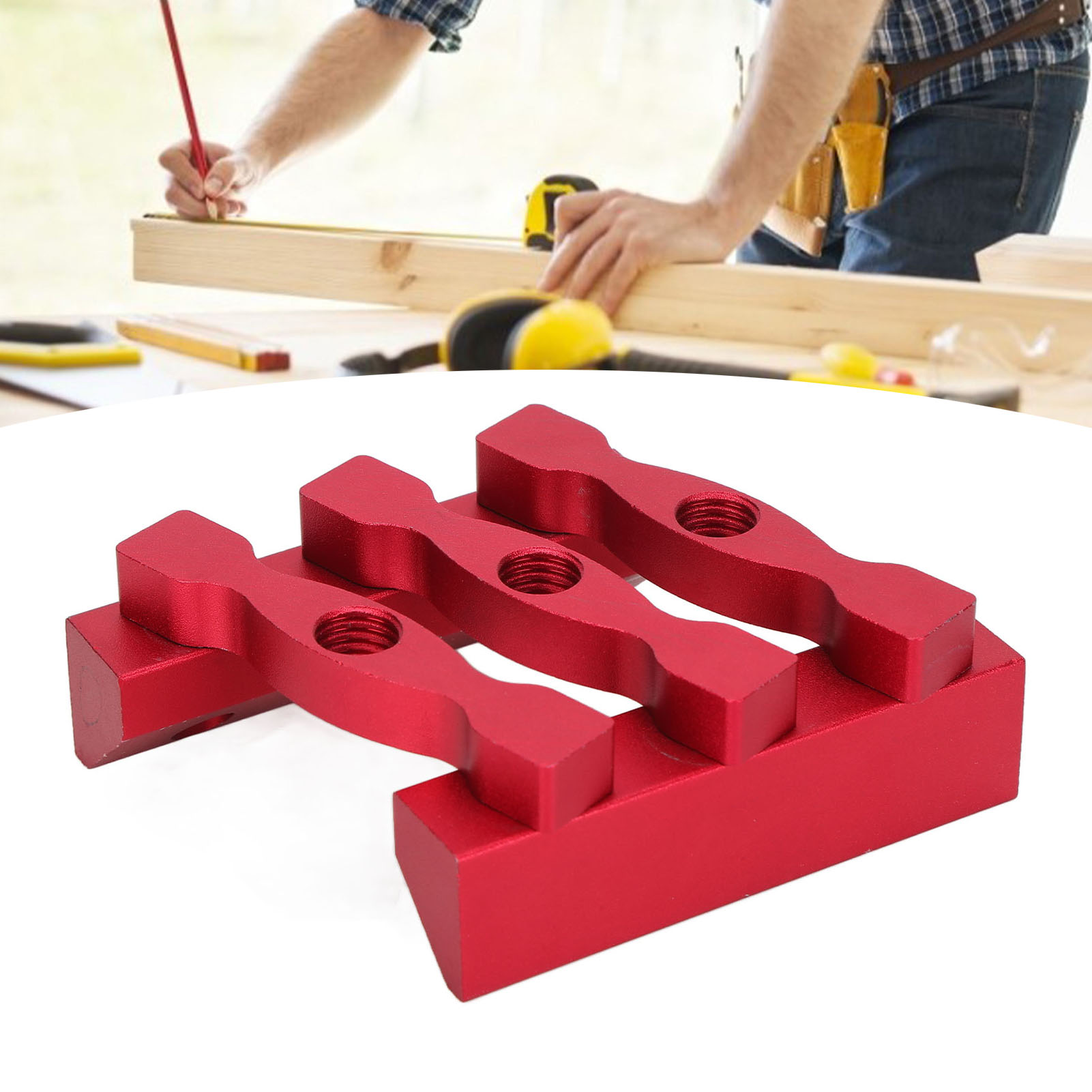 Set Mit 18 Vertikalen Bohrschablonen Für Die Holzbearbeitung Mit Titanbeschichteten Hss-spiralbohrern