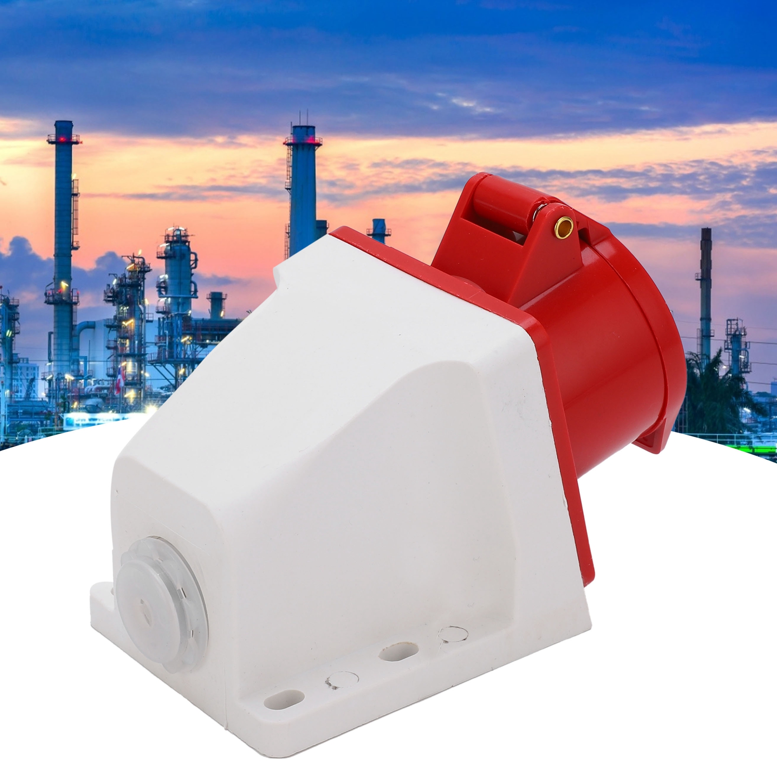 Dreiphasige, 4-polige, 16-a-industriesteckdose, Staubdicht, Explosionsgeschützt Und Wasserdicht, 380–415 V, 16 A
