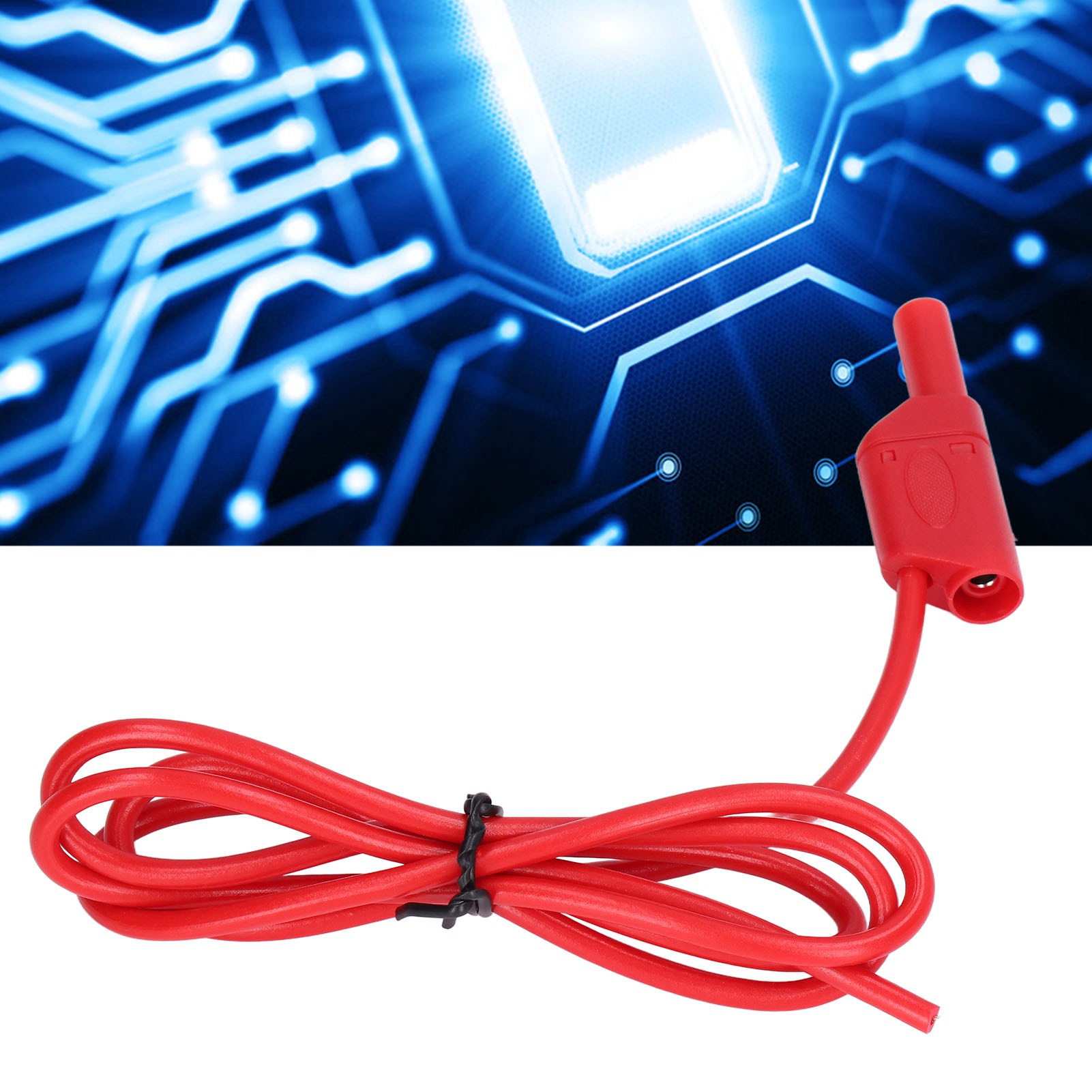 Testkabel (stecker-stecker) Mit 4 Mm Sicherheitsbananenstecker J.70016 (rot)