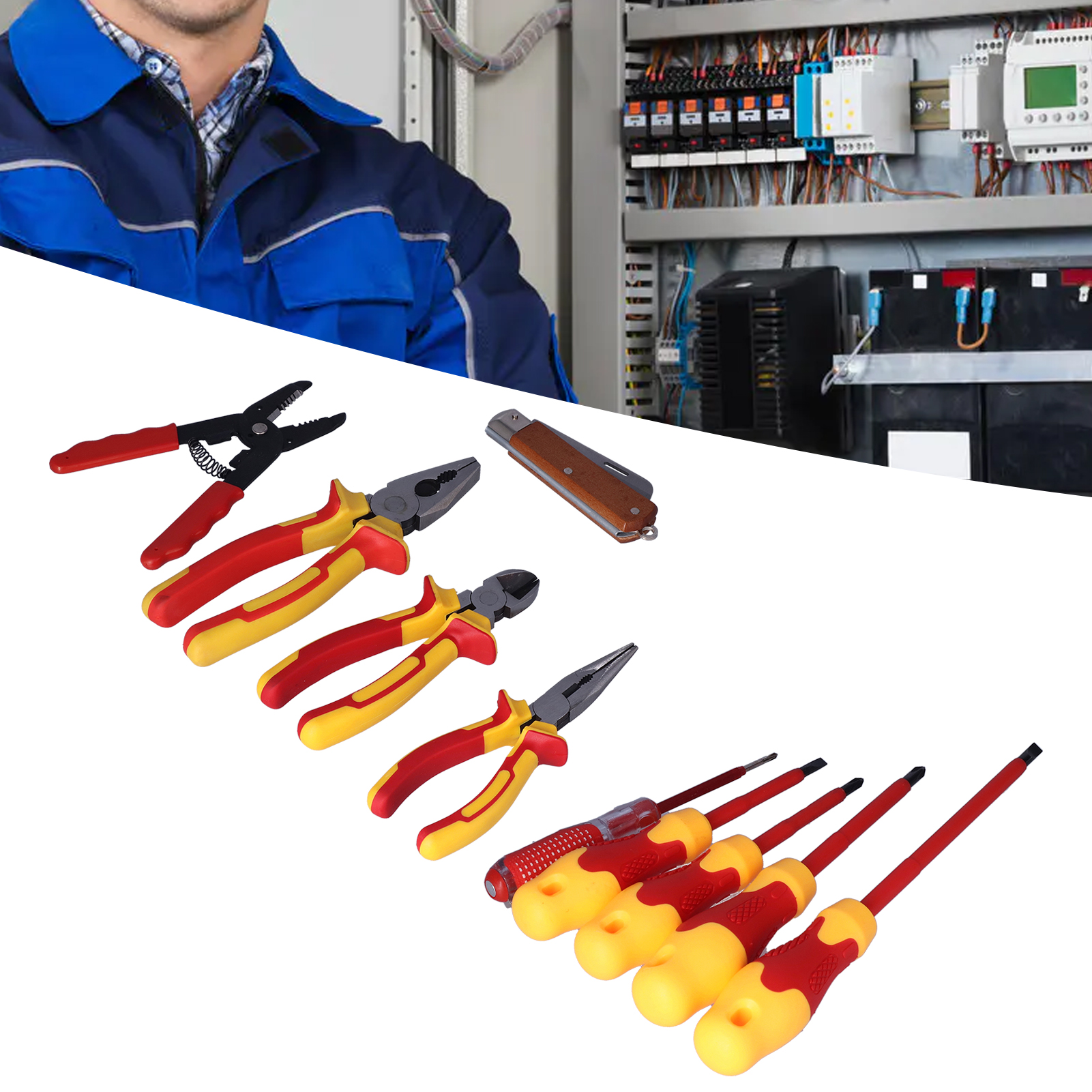 10-teiliges Elektriker-set Für Haushaltsgeräte Und Elektrische Reparaturwerkzeuge