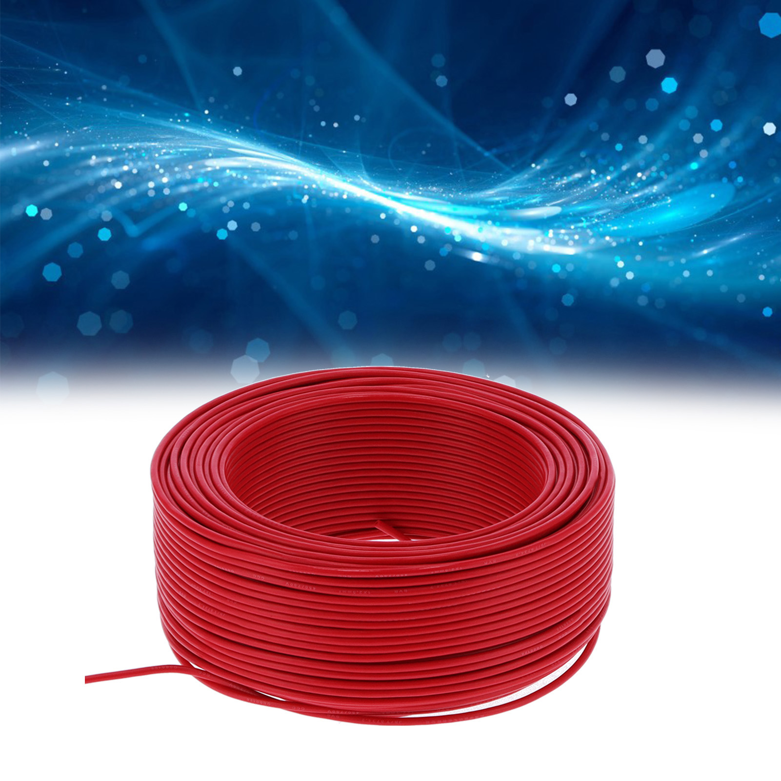 100 M Bvr-12,5 Flexibles Kabel, 19 Adern, Rotes Reinkupfer, Pvc-isoliert, 450 V Wechselstrom