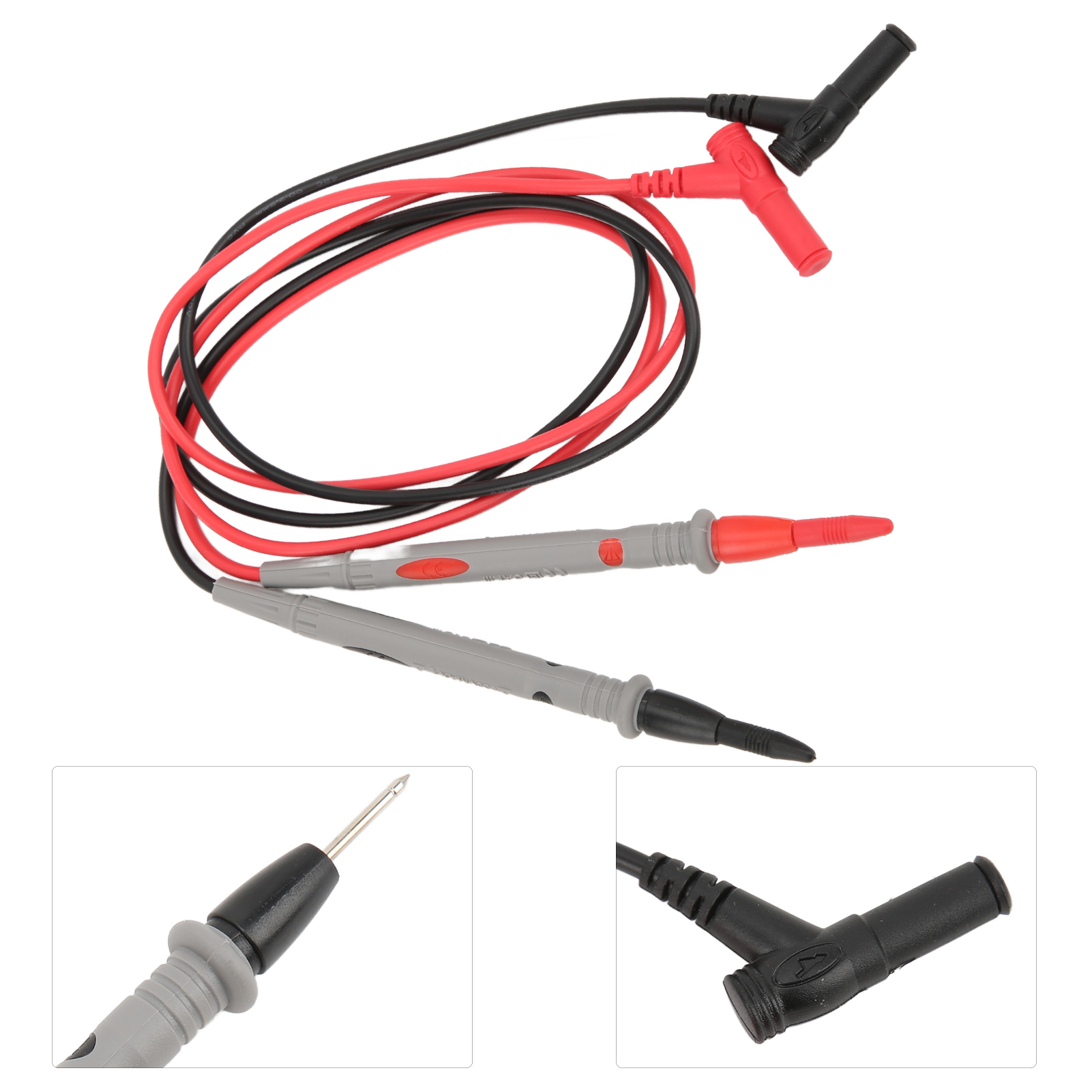 Ua010 20a Extra Dünne Und Extra Scharfe Multimeter-messspitzen Mit Vergoldeten Kupfernadeln - Hochwertige Multimeter-messspitzen (klemmenform)