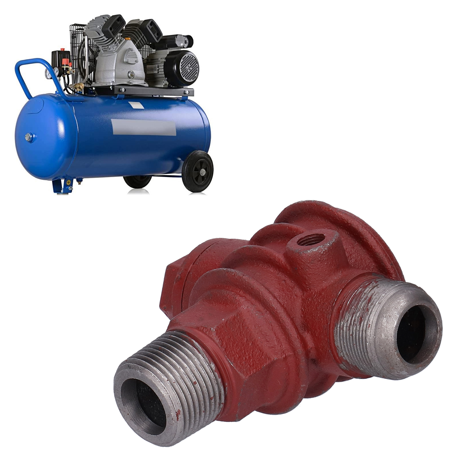 Linksgewinde-rückschlagventil 1,05, Rückschlagventil Für Luftkompressor, Zubehör Für Luftpumpen, Grobgewinde 33 X 32 X 10 Mm